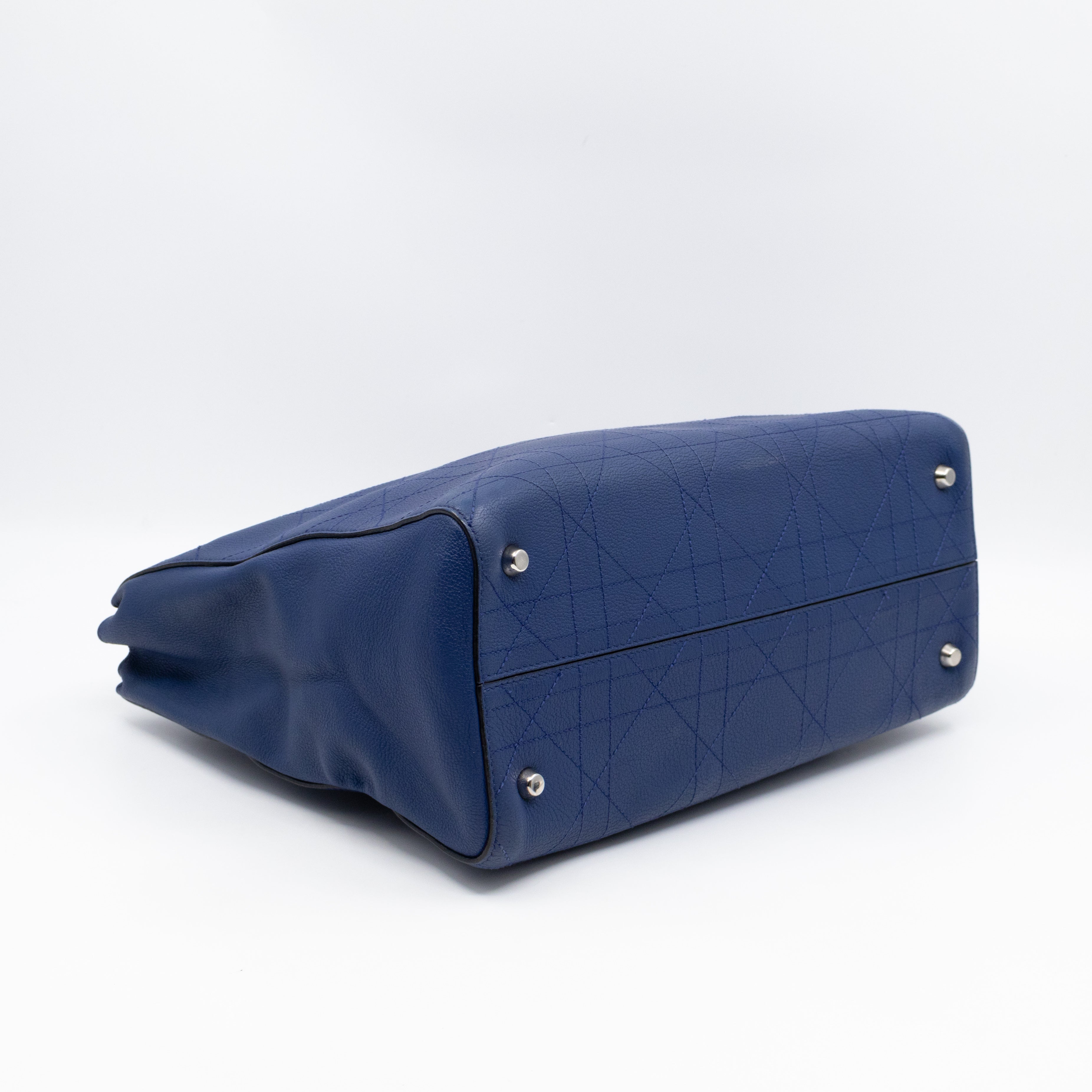 Ultradior Tote Blue Cannage Leather