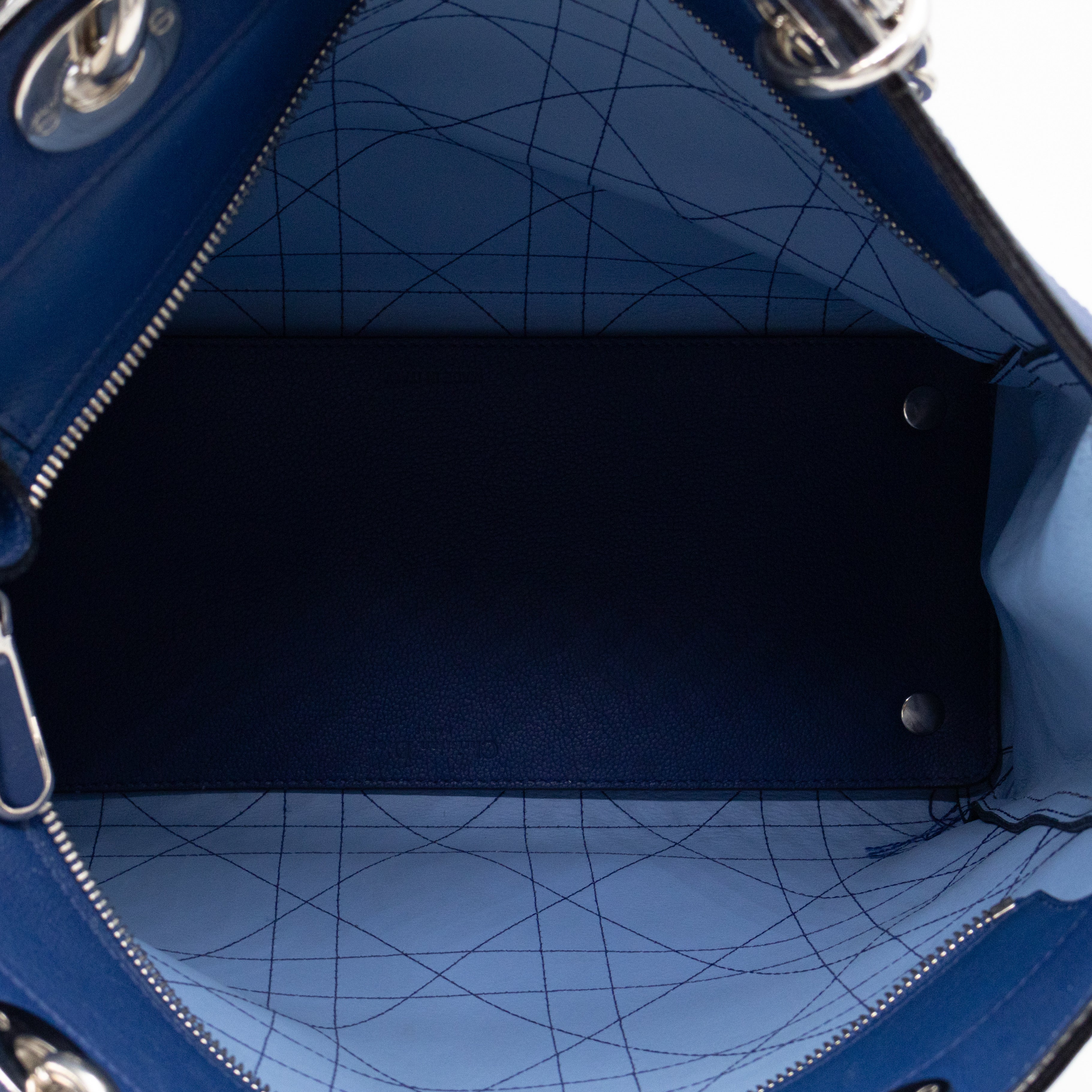 Ultradior Tote Blue Cannage Leather