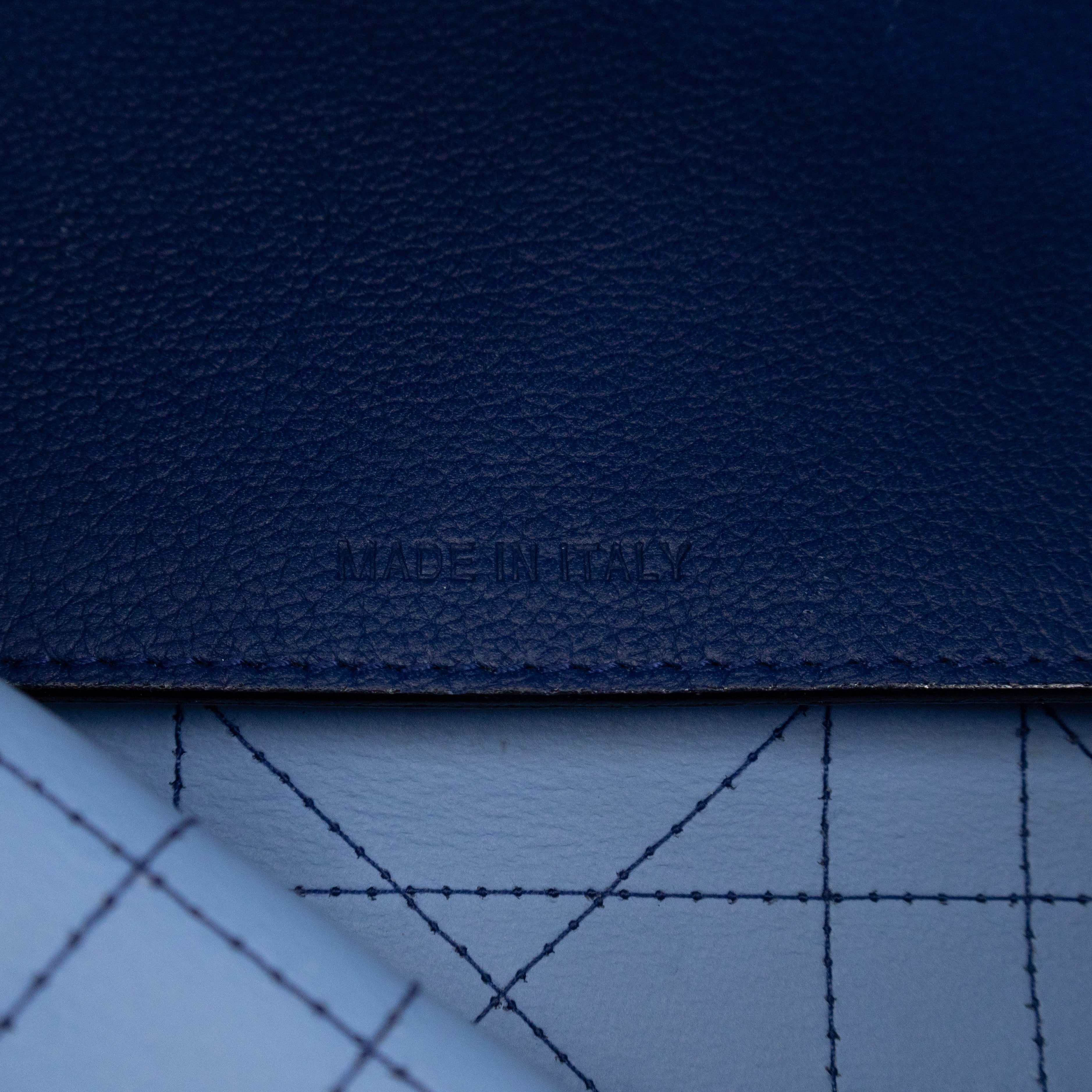 Ultradior Tote Blue Cannage Leather