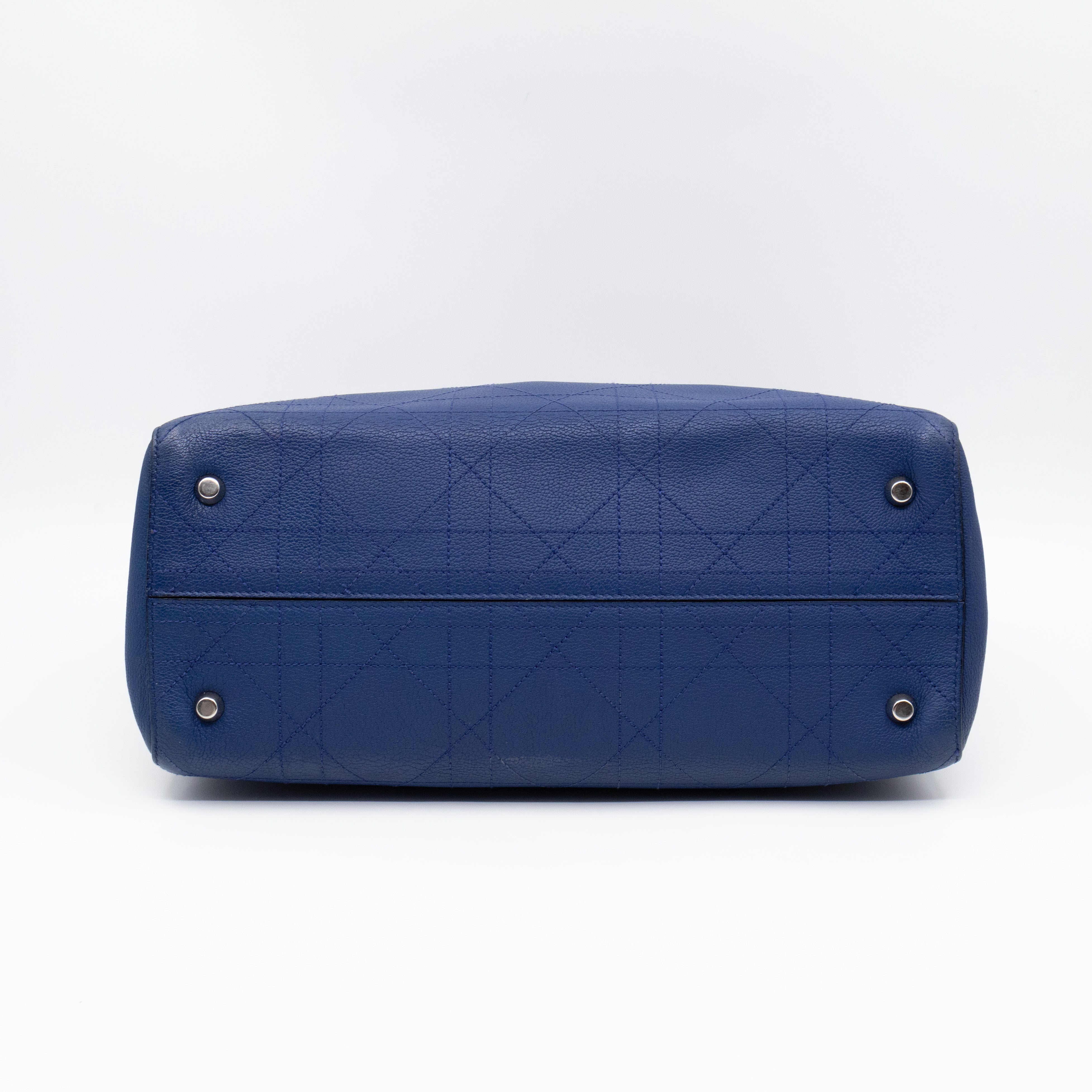 Ultradior Tote Blue Cannage Leather