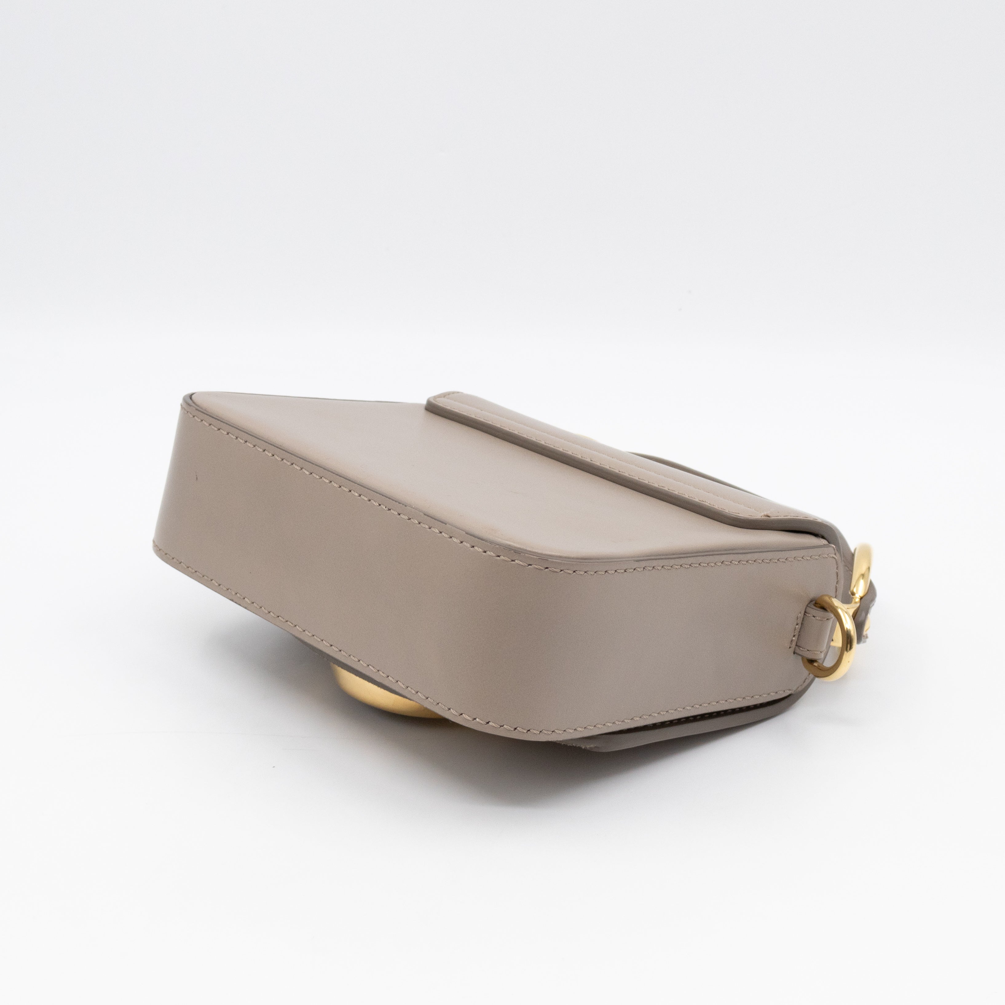Mini C Double Carry Motty Grey Leather