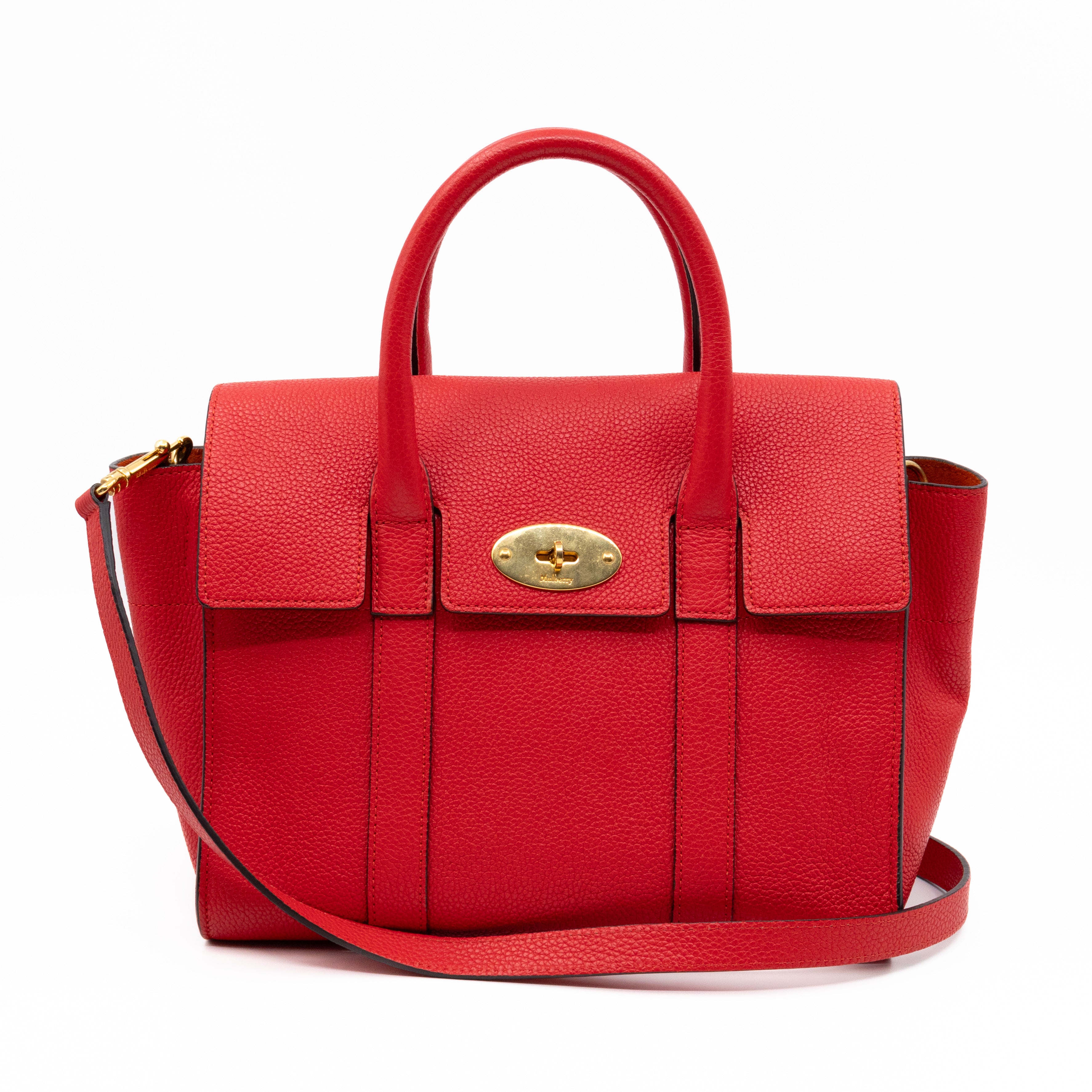Small New Bayswater Red Leather