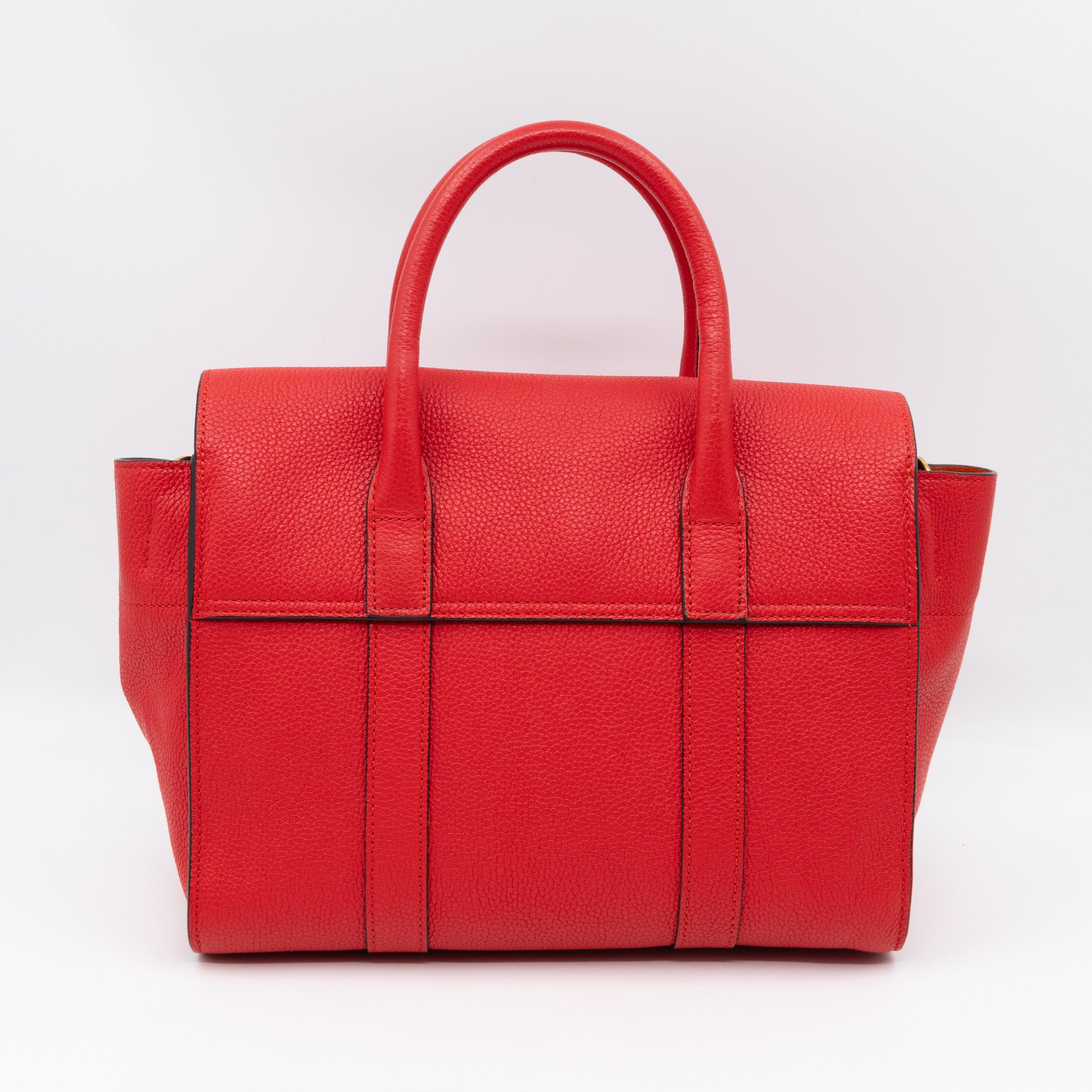 Small New Bayswater Red Leather