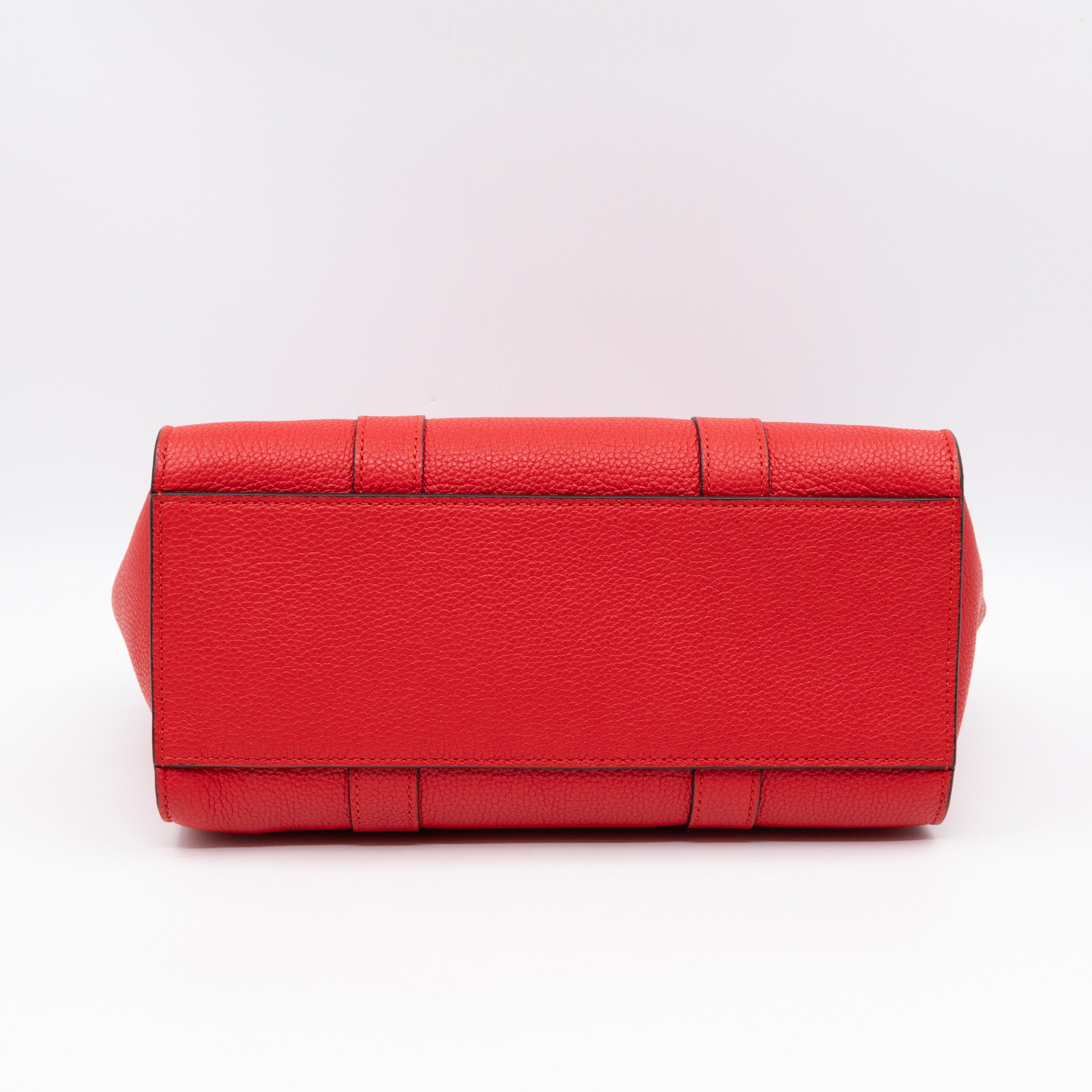 Small New Bayswater Red Leather