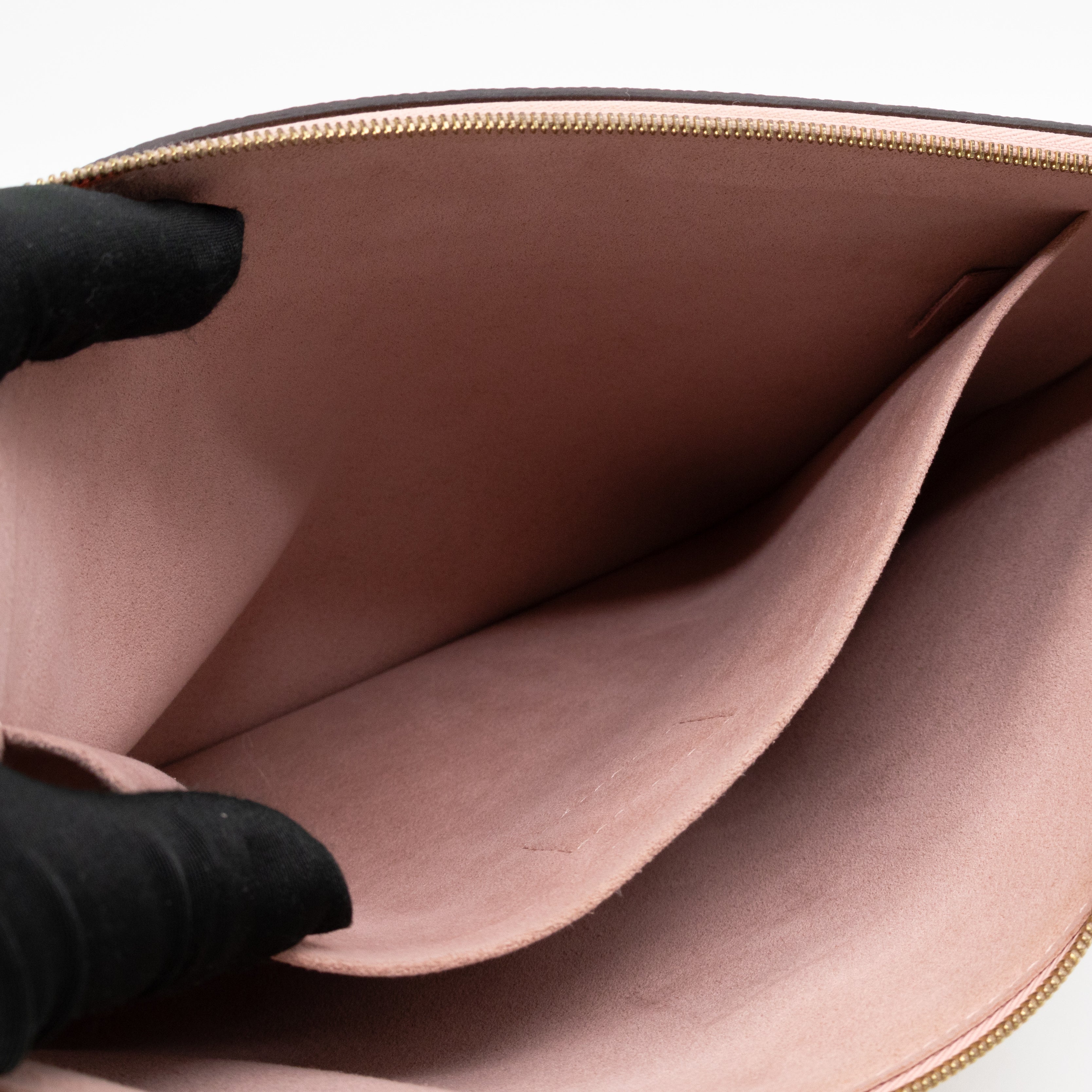 Daily Pouch Damier Azur Rose Poudre