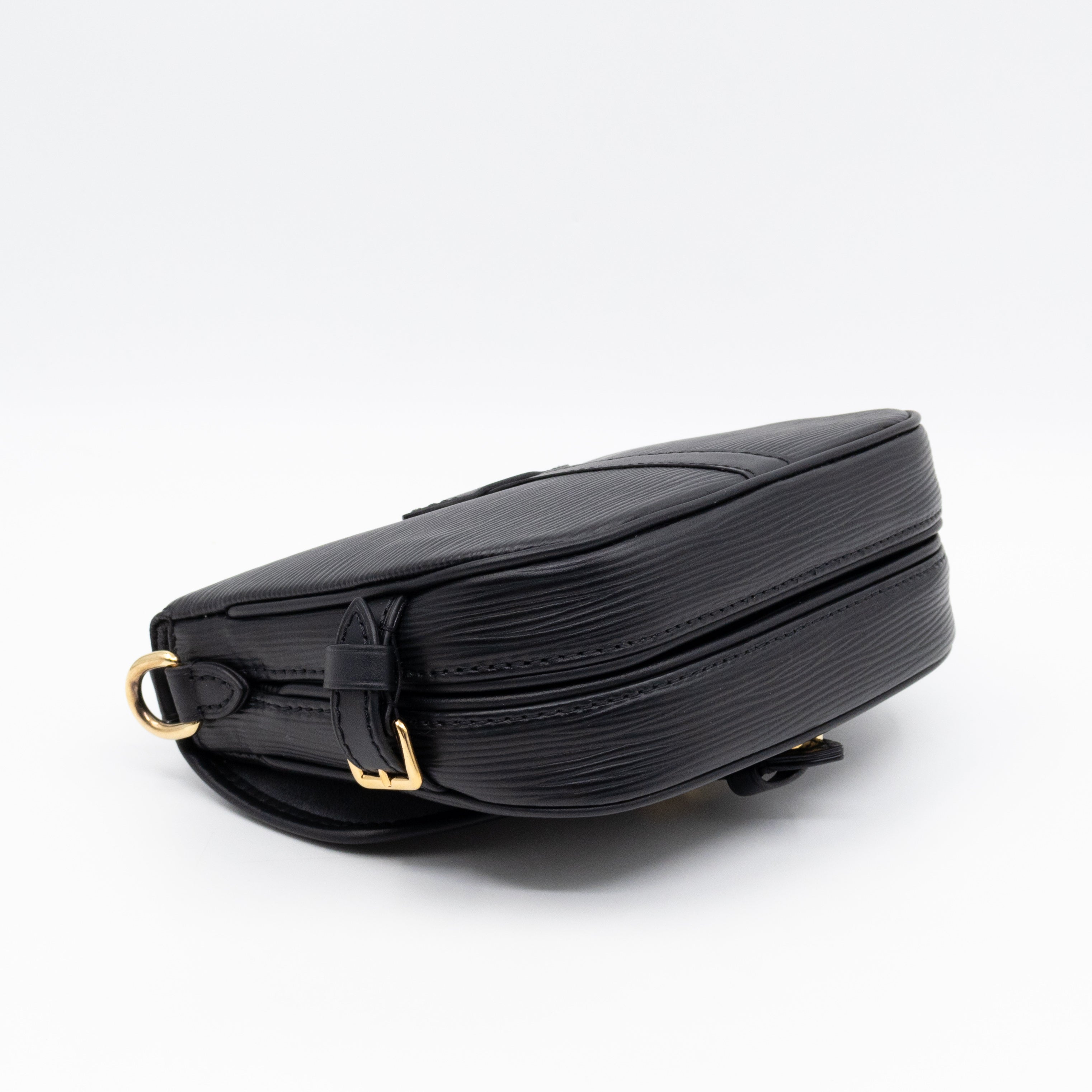 Saumur BB Black Epi Leather