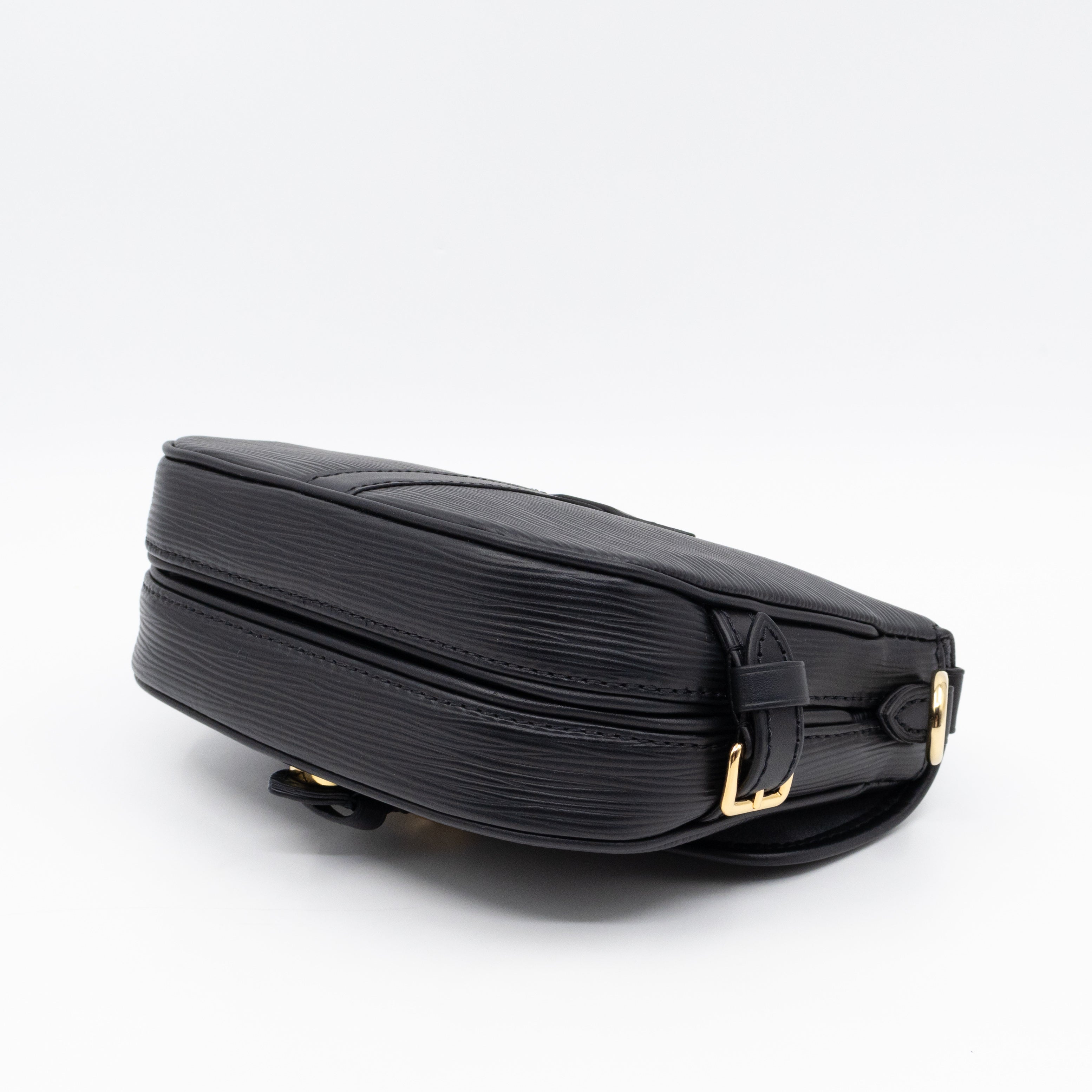 Saumur BB Black Epi Leather