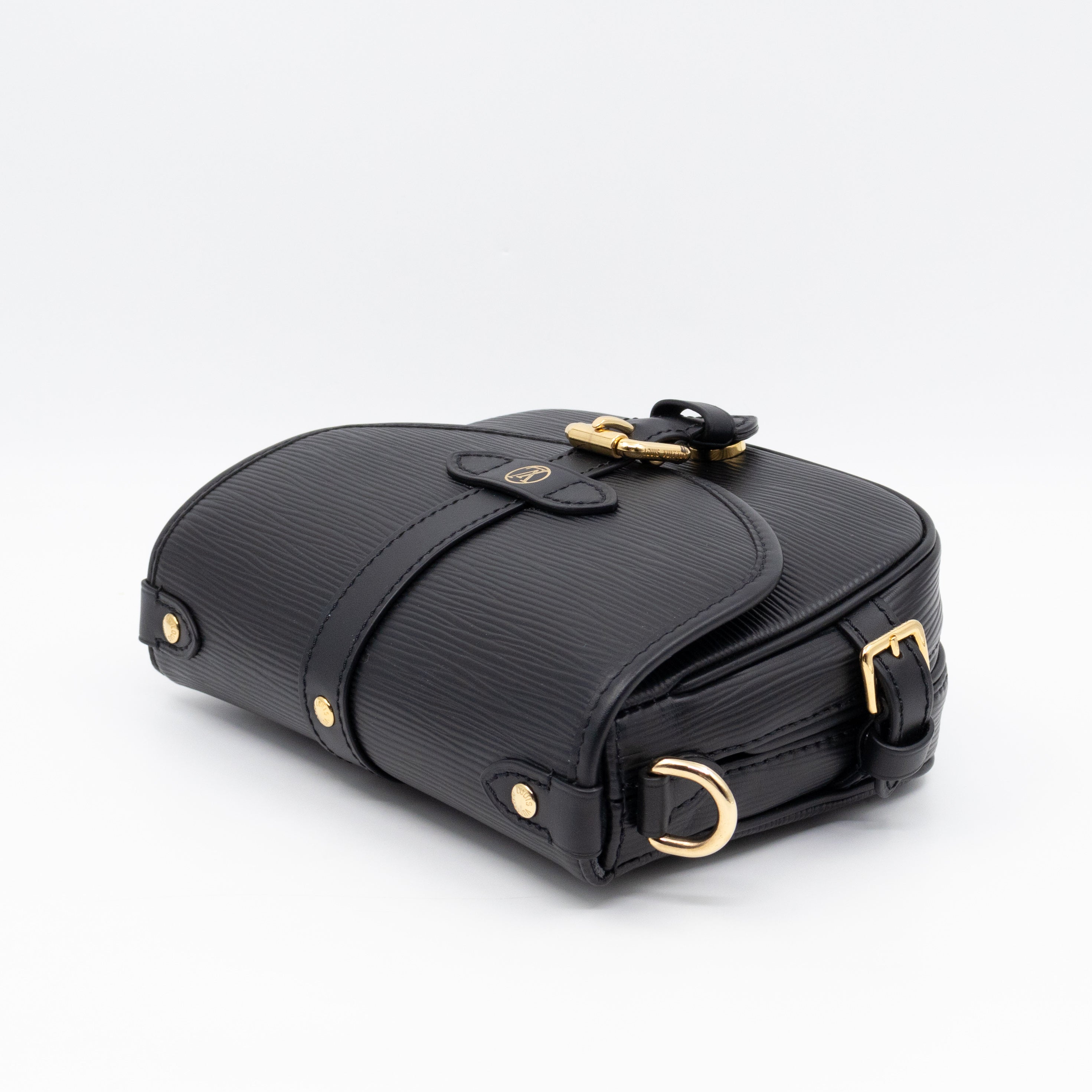 Saumur BB Black Epi Leather