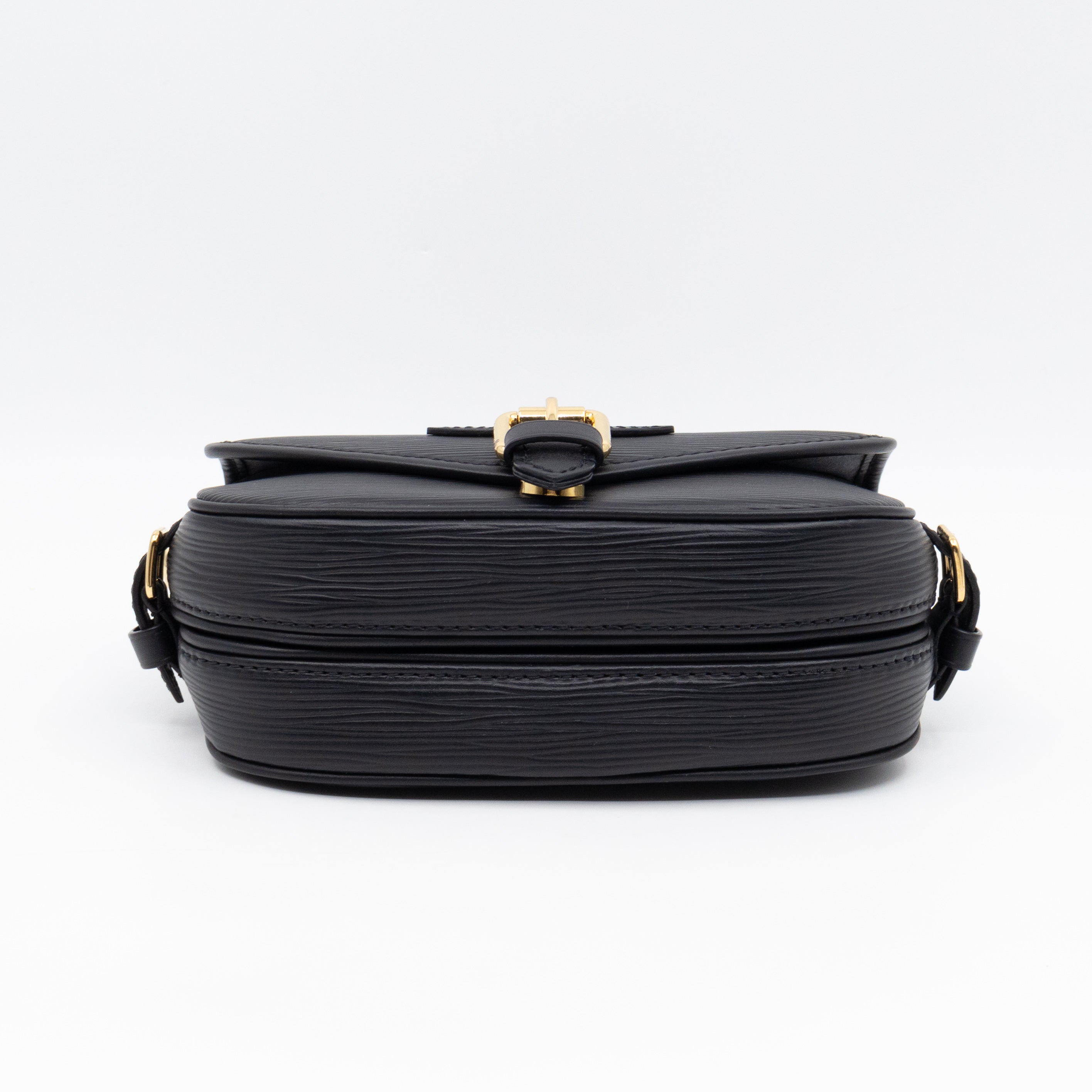 Saumur BB Black Epi Leather