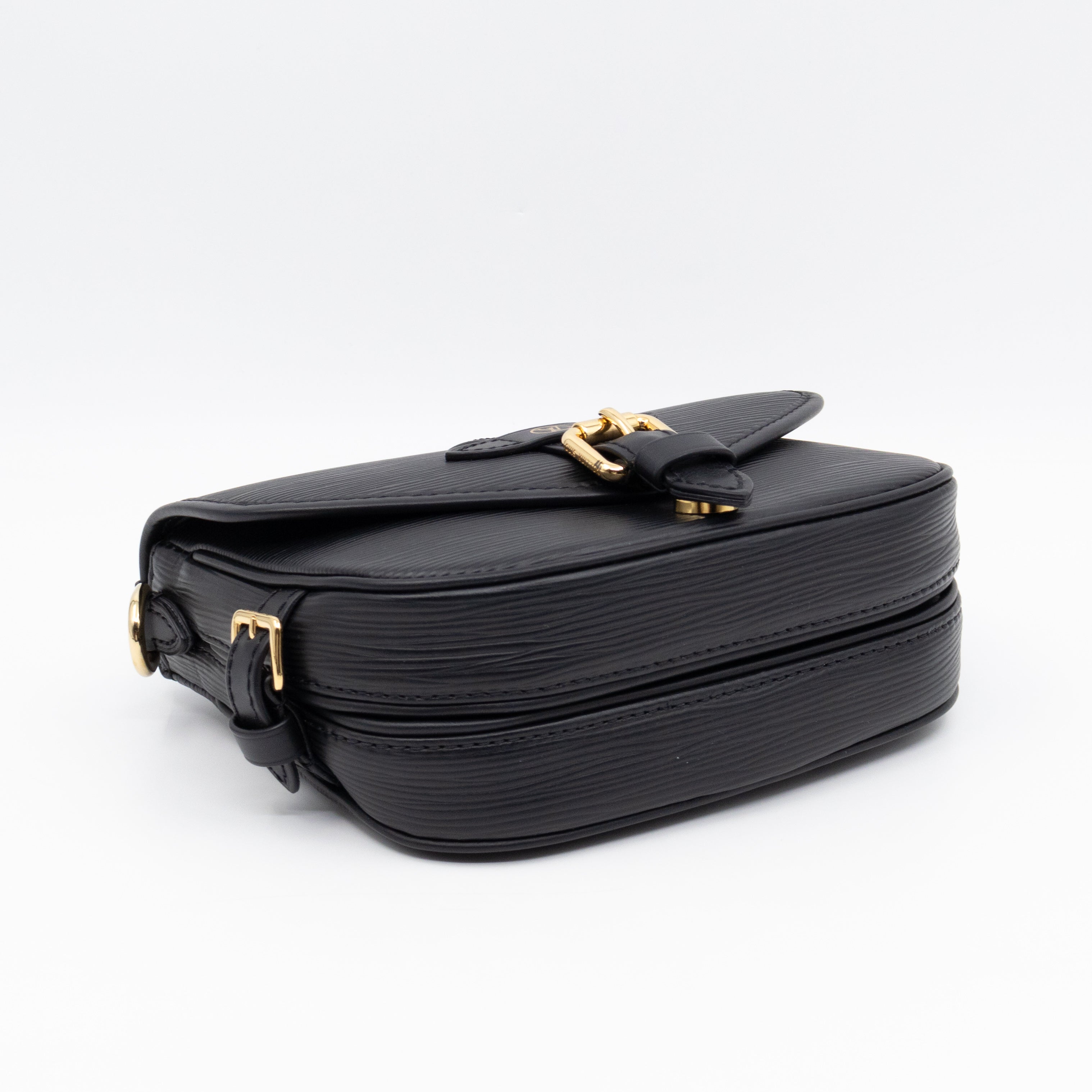 Saumur BB Black Epi Leather