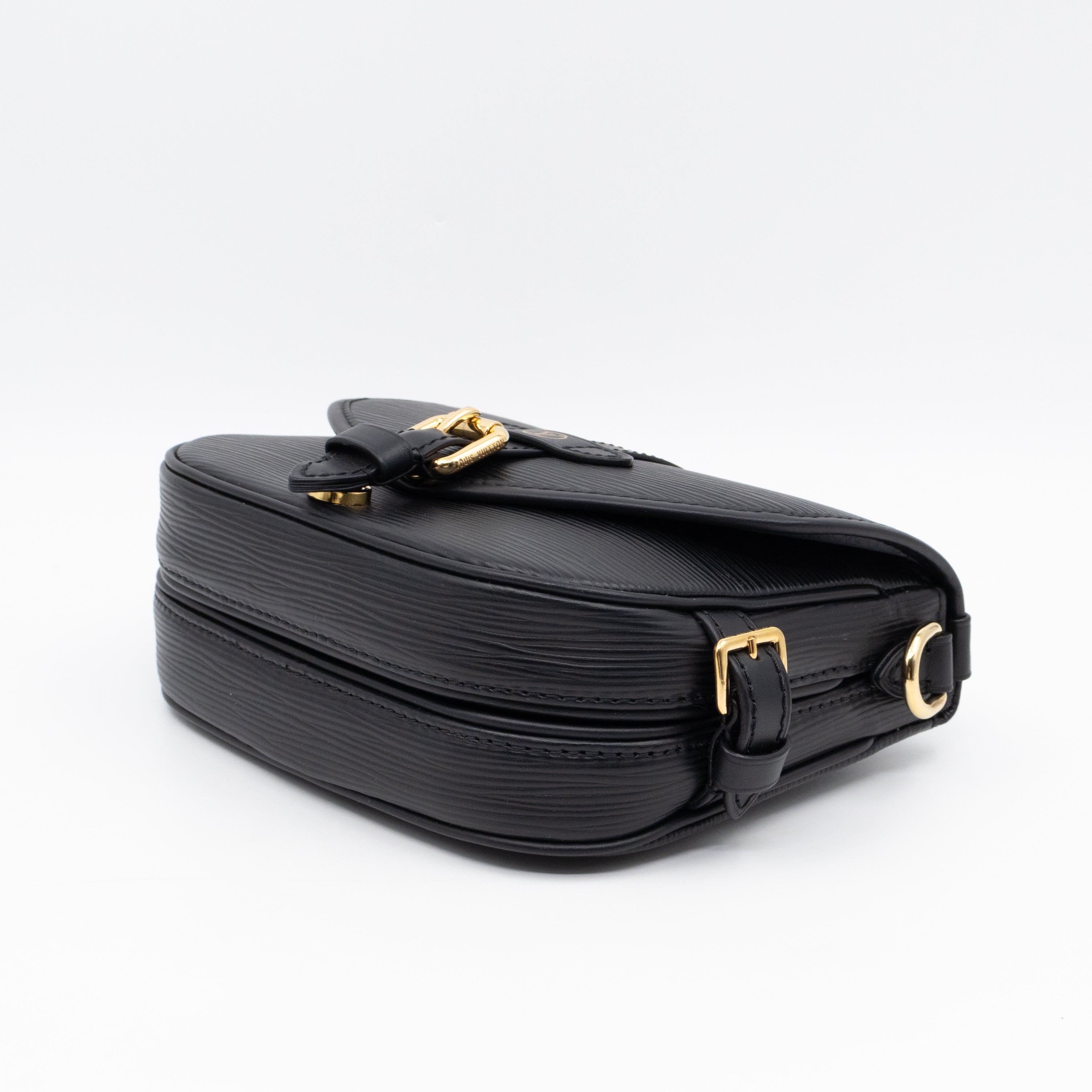 Saumur BB Black Epi Leather