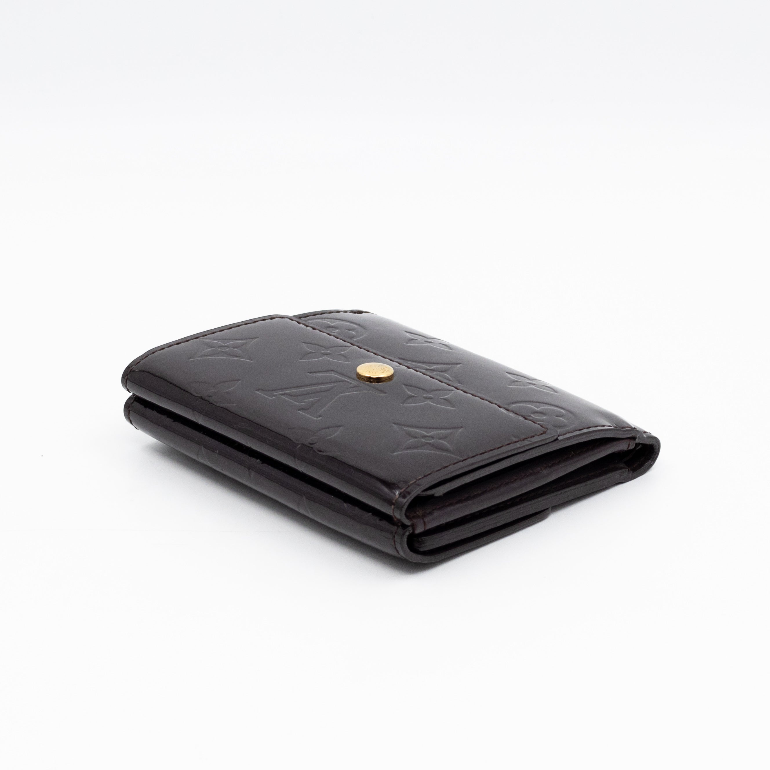 Elise Wallet Vernis Amarante
