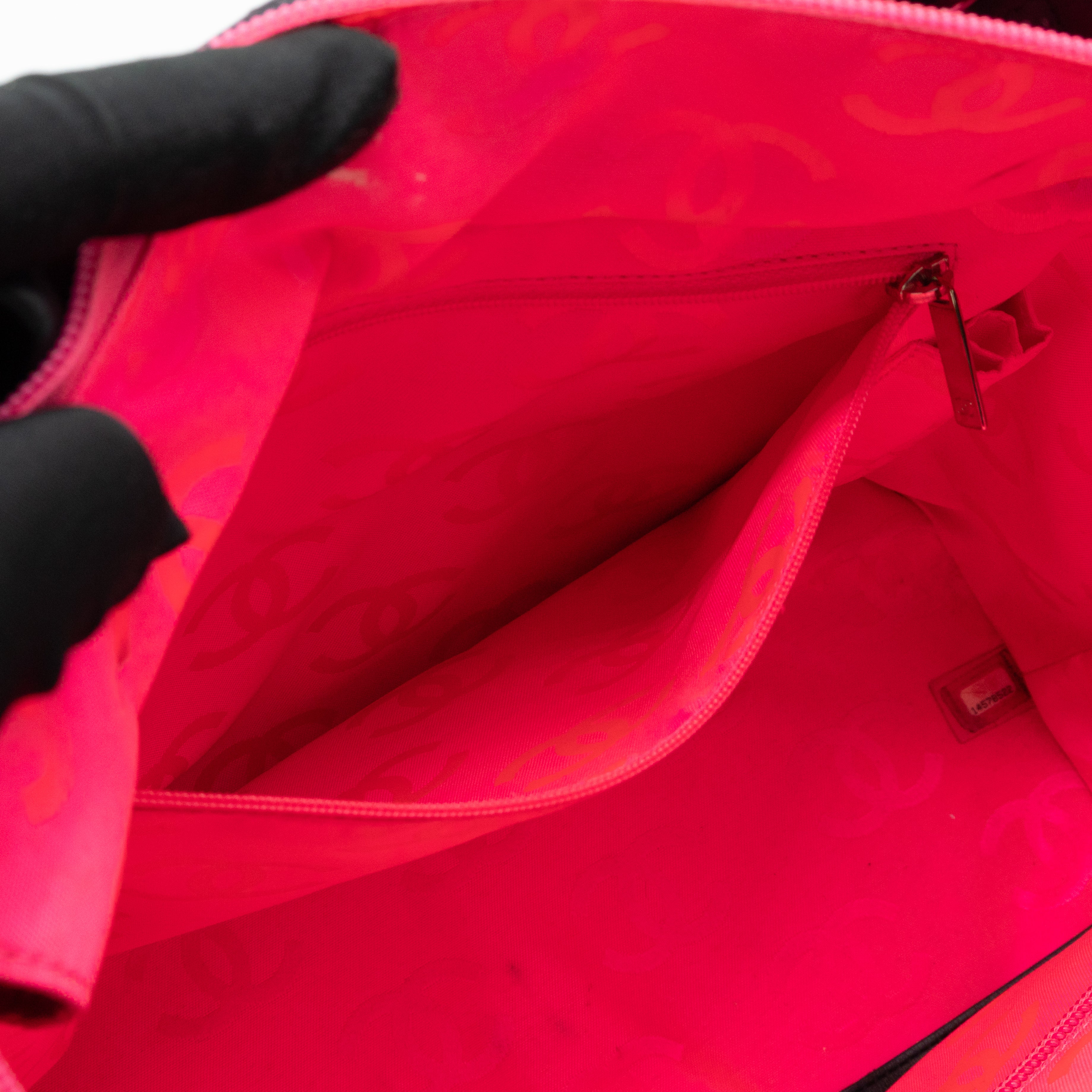 Cambon Tote Quilted Black Leather