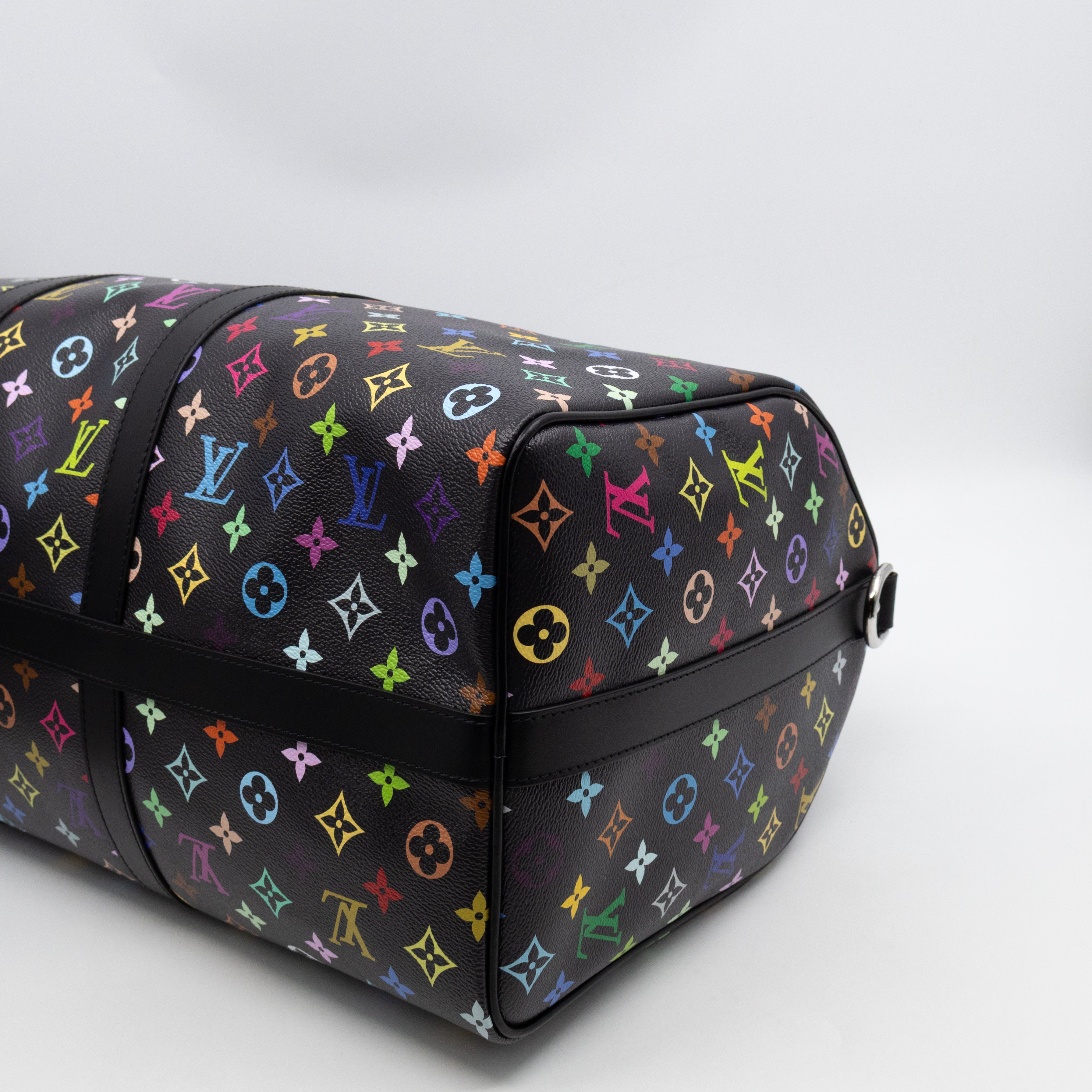 Keepall 50 Bandouliere LV x TM Black Multicolore