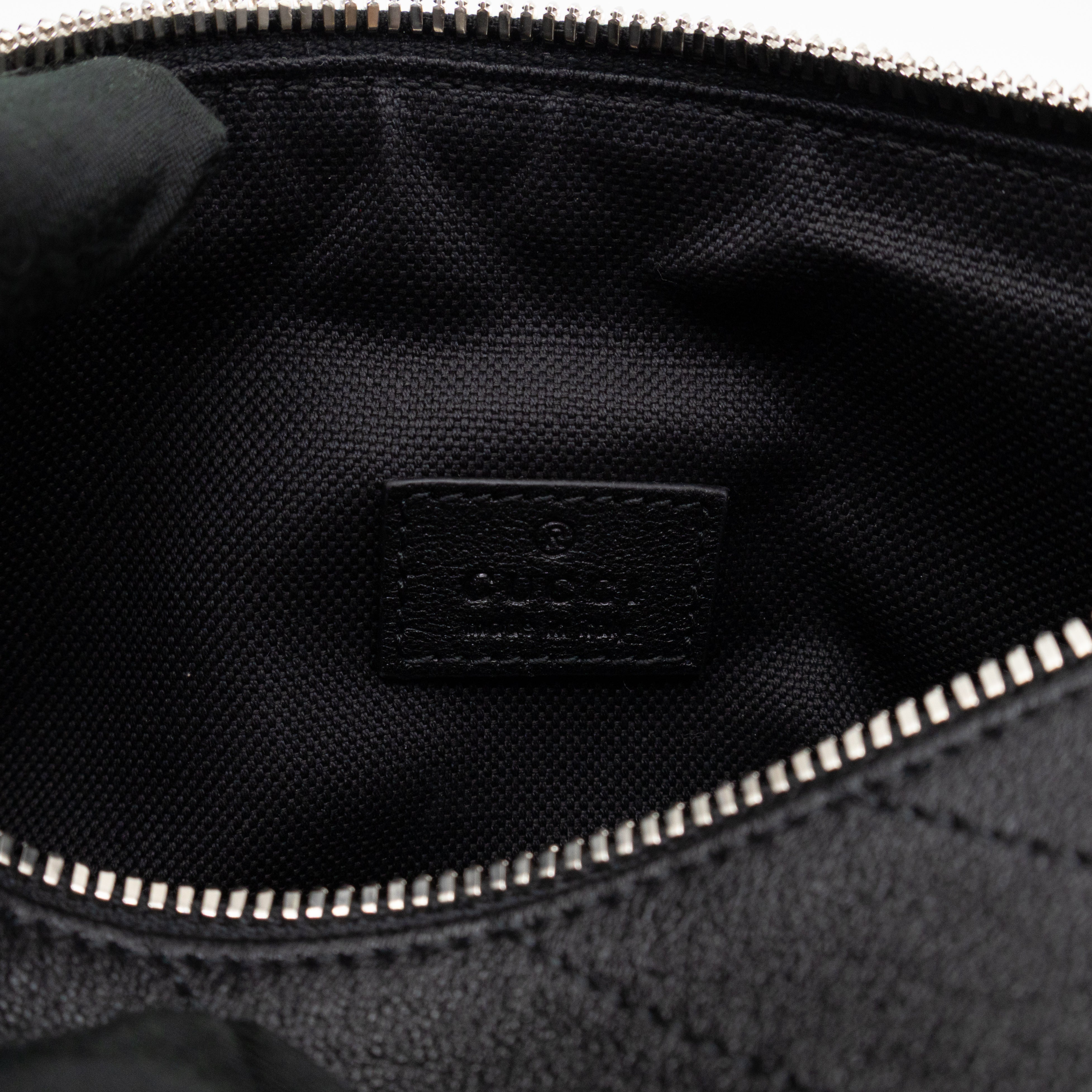 Small Blondie Shoulder Bag Black Diagonal Quilted Leather