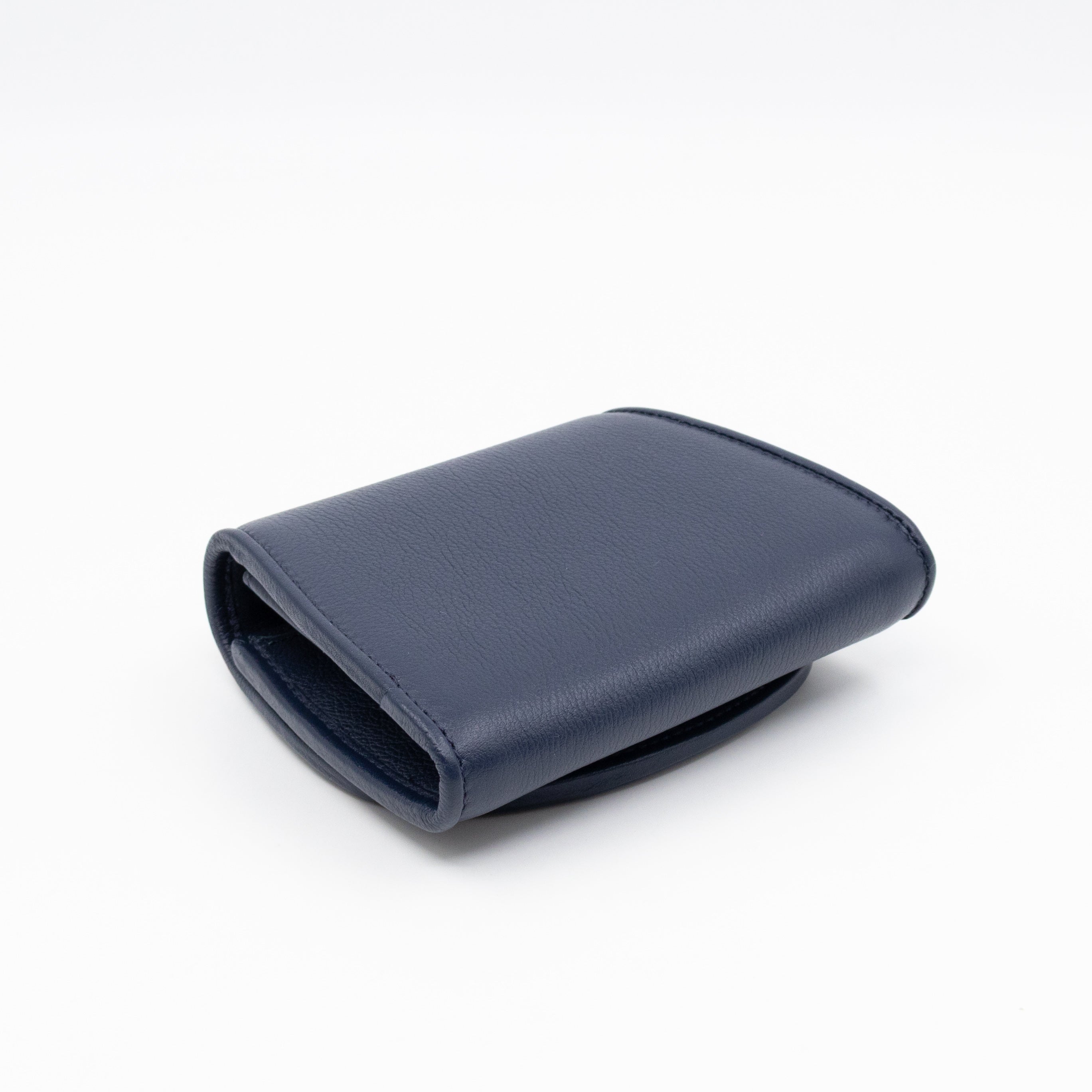 Blondie Medium Chain Wallet Bag Navy Leather