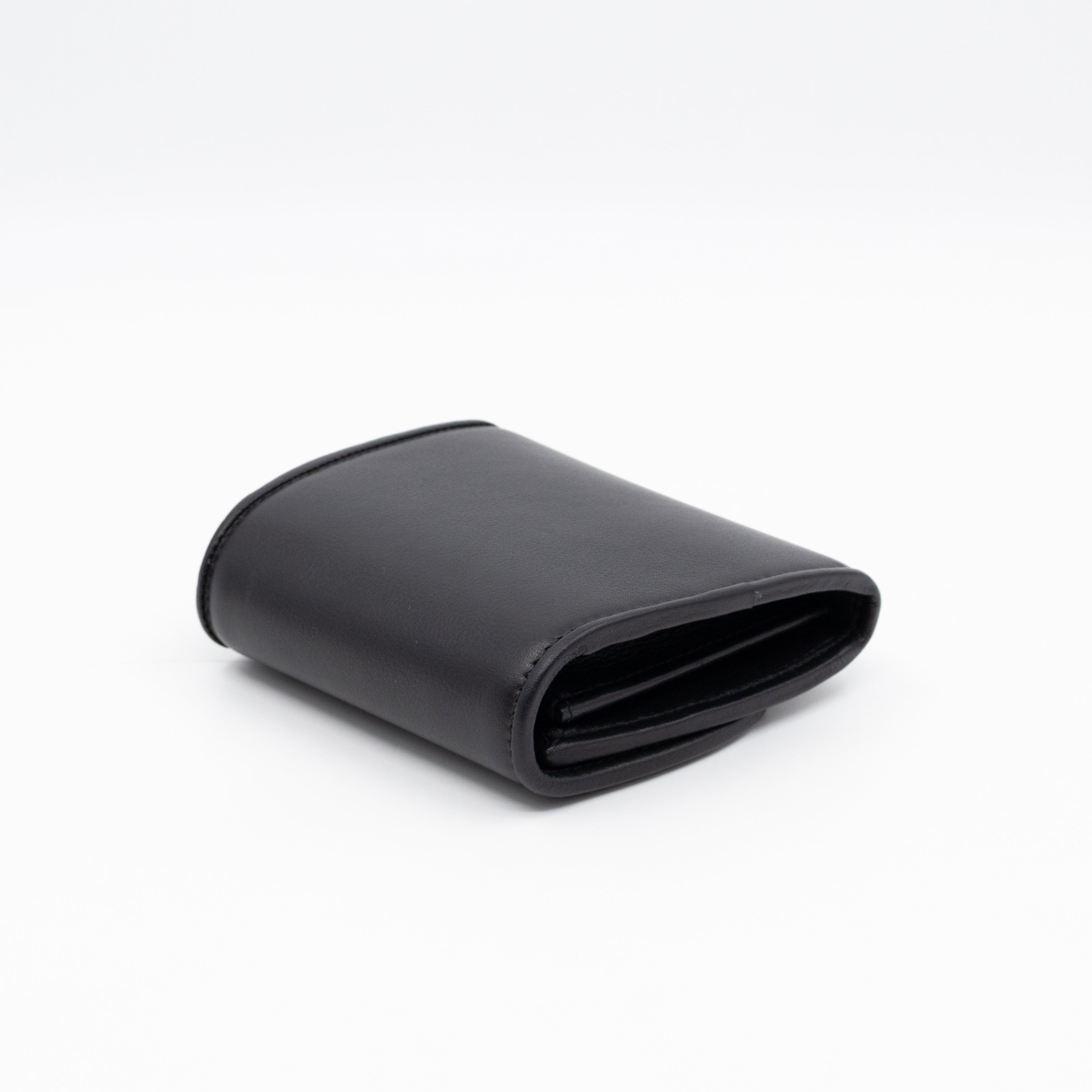 Blondie Medium Chain Wallet Bag Black Leather