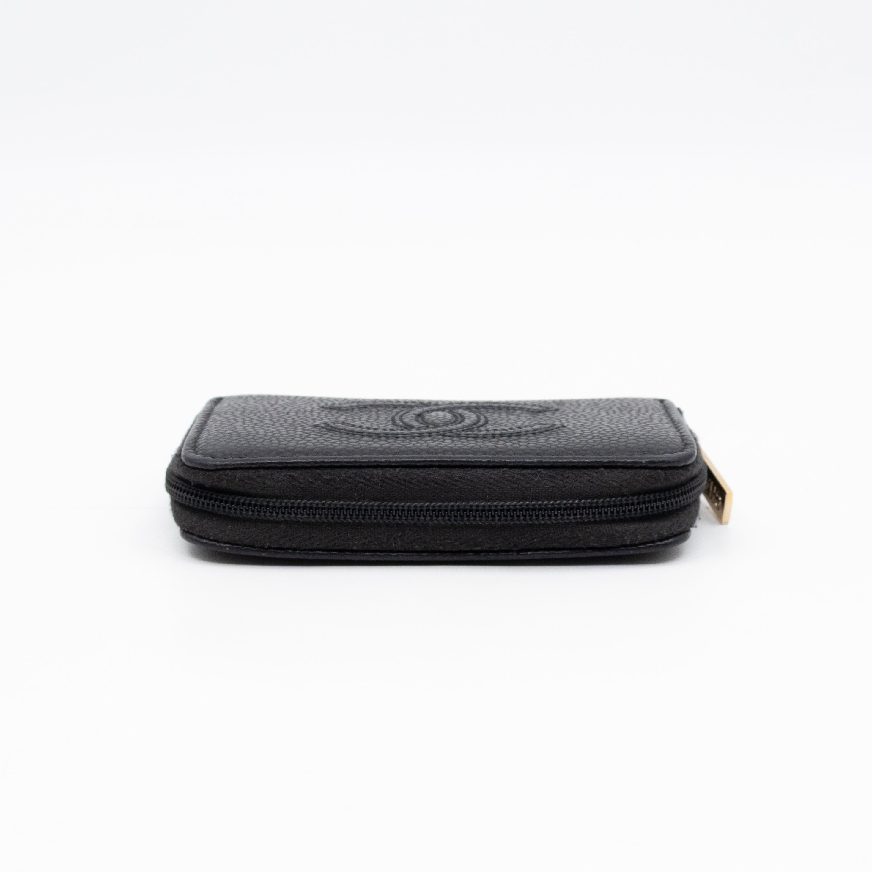Zip Around Card Case CC Black Caviar
