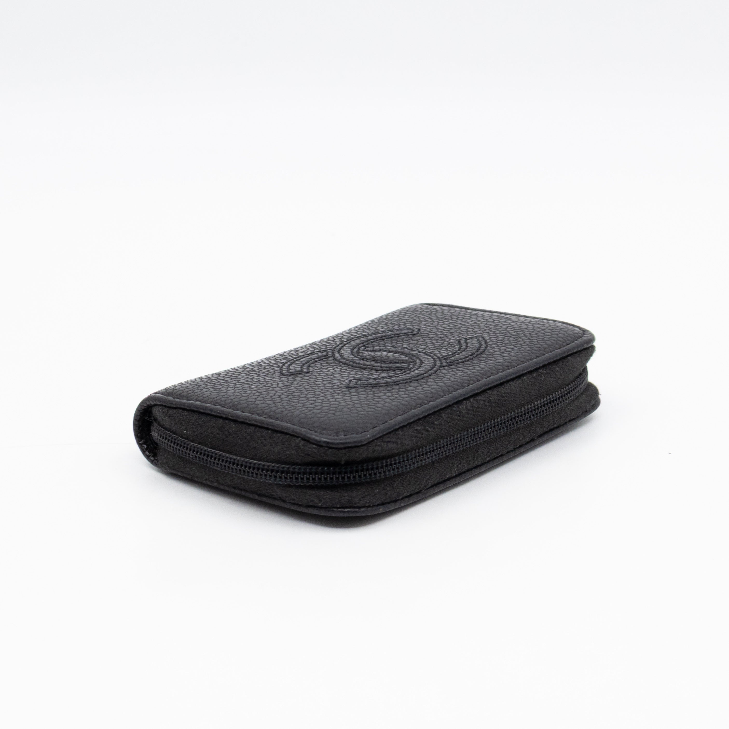Zip Around Card Case CC Black Caviar