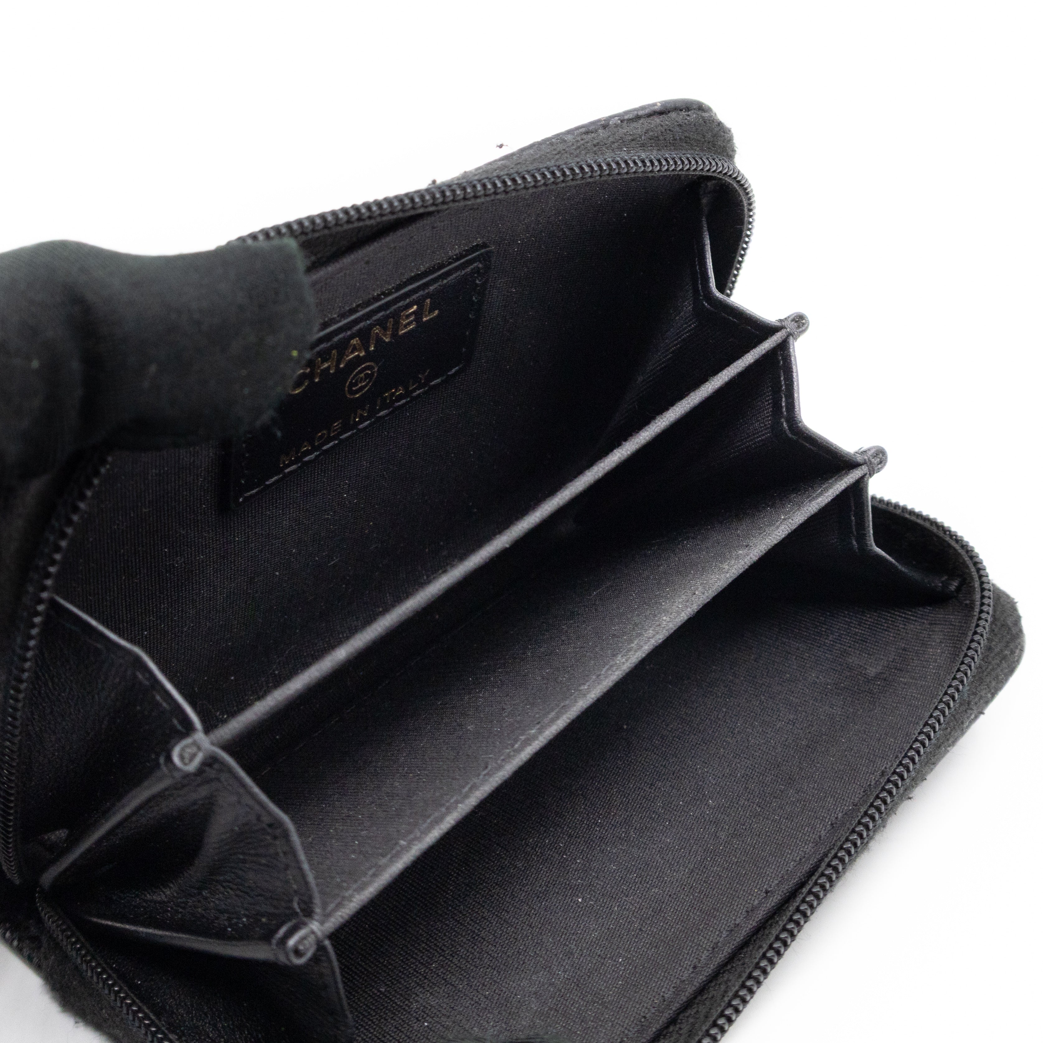 Zip Around Card Case CC Black Caviar