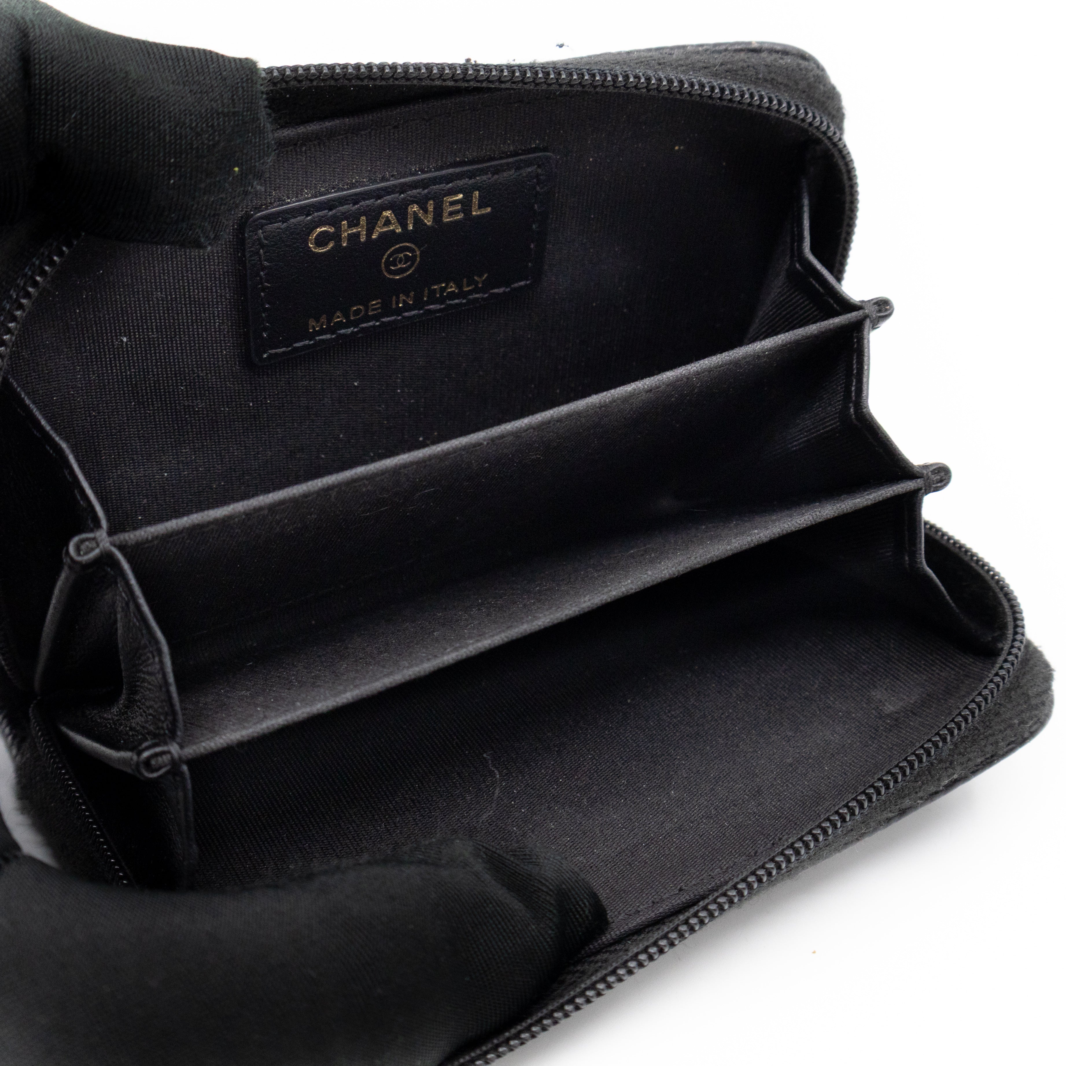 Zip Around Card Case CC Black Caviar