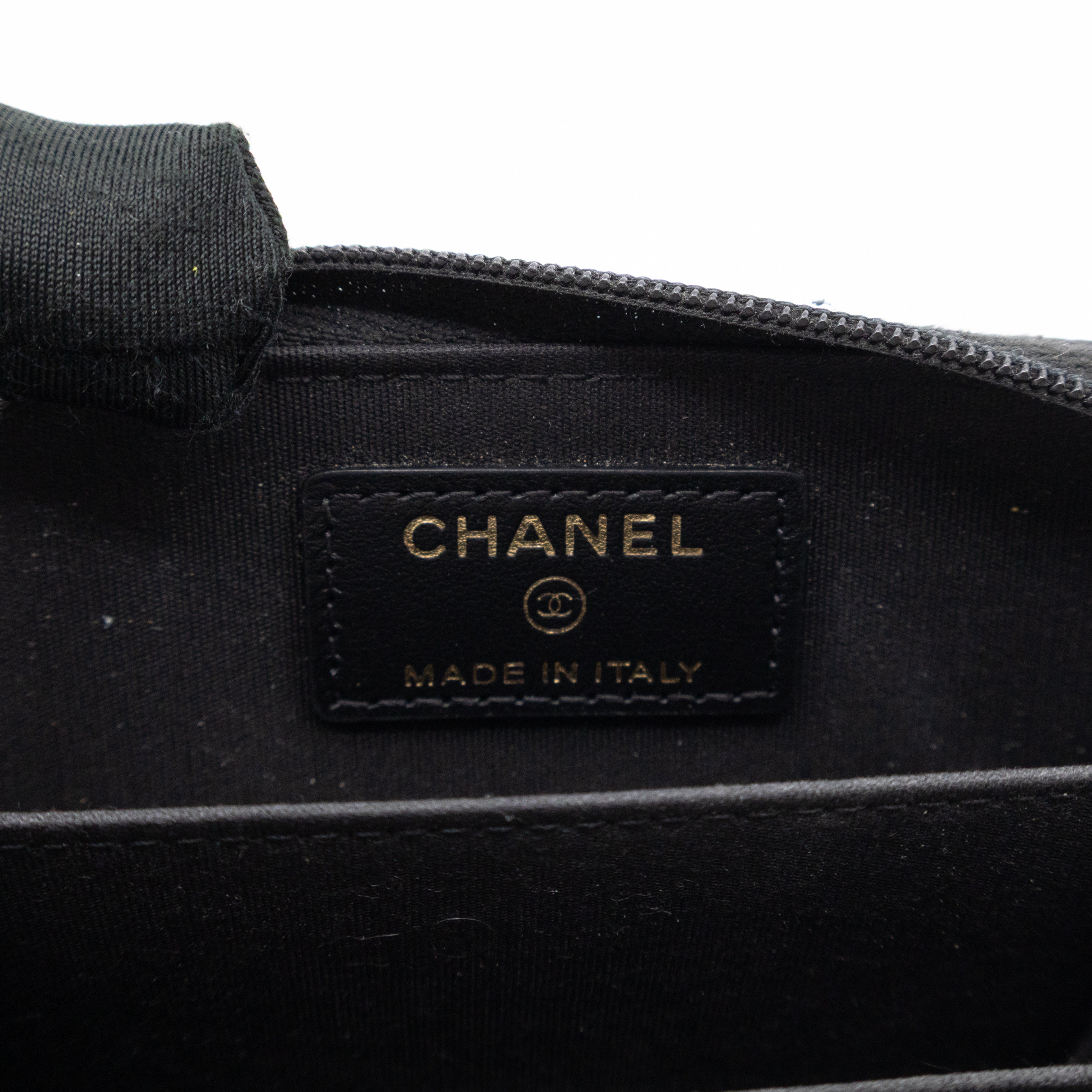 Zip Around Card Case CC Black Caviar