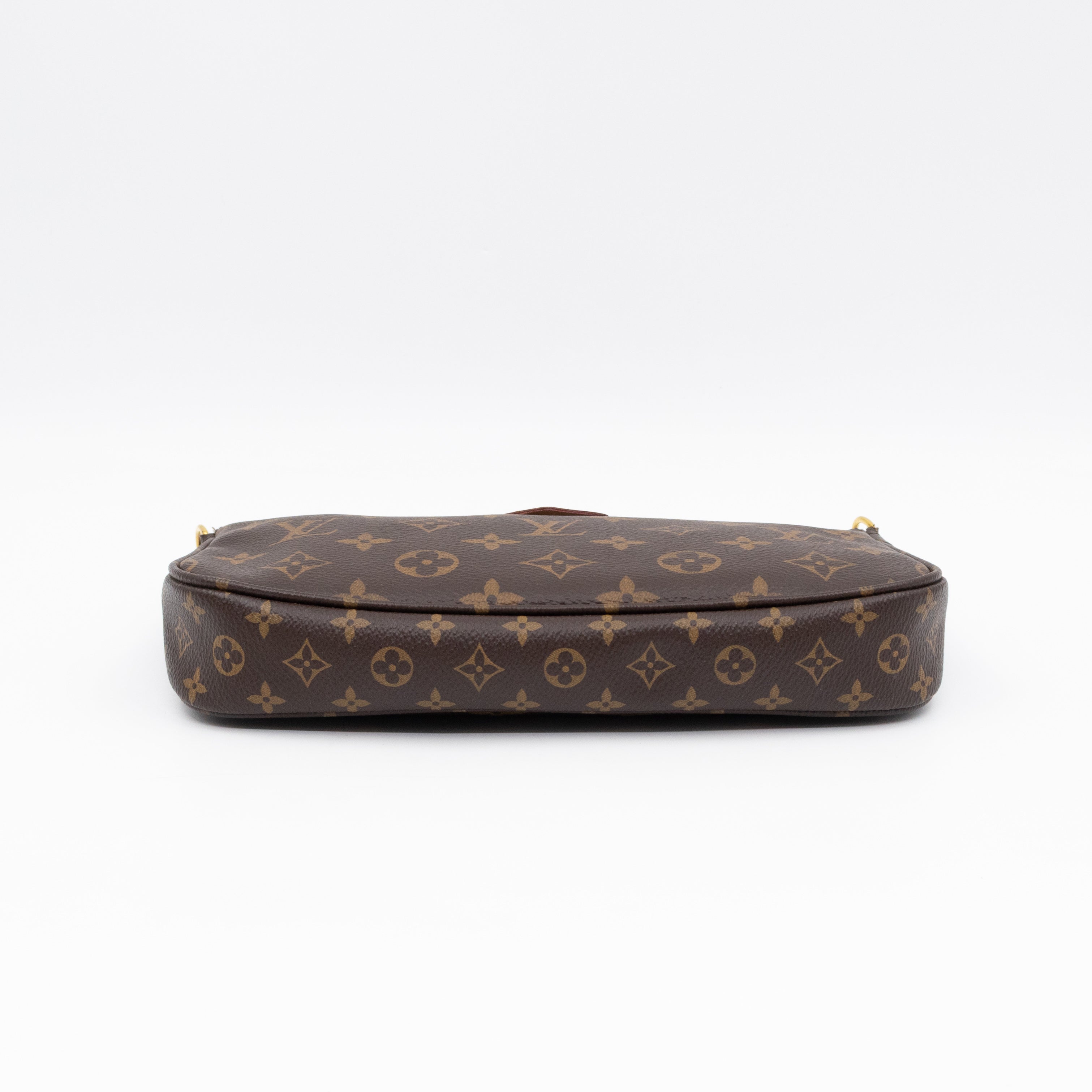 Pochette with Bandouliere and Coin Purse Monogram Kaki