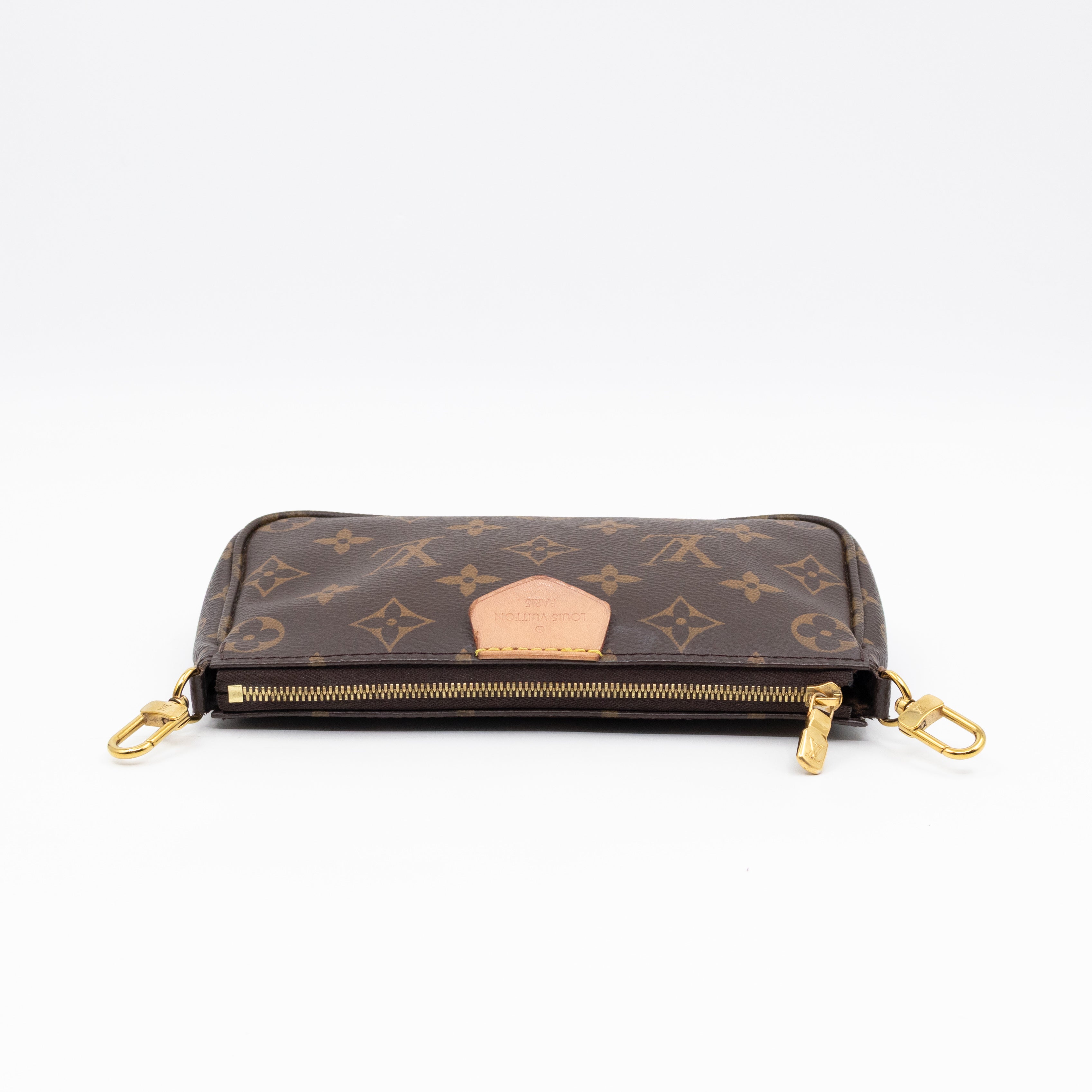 Pochette with Chain Monogram