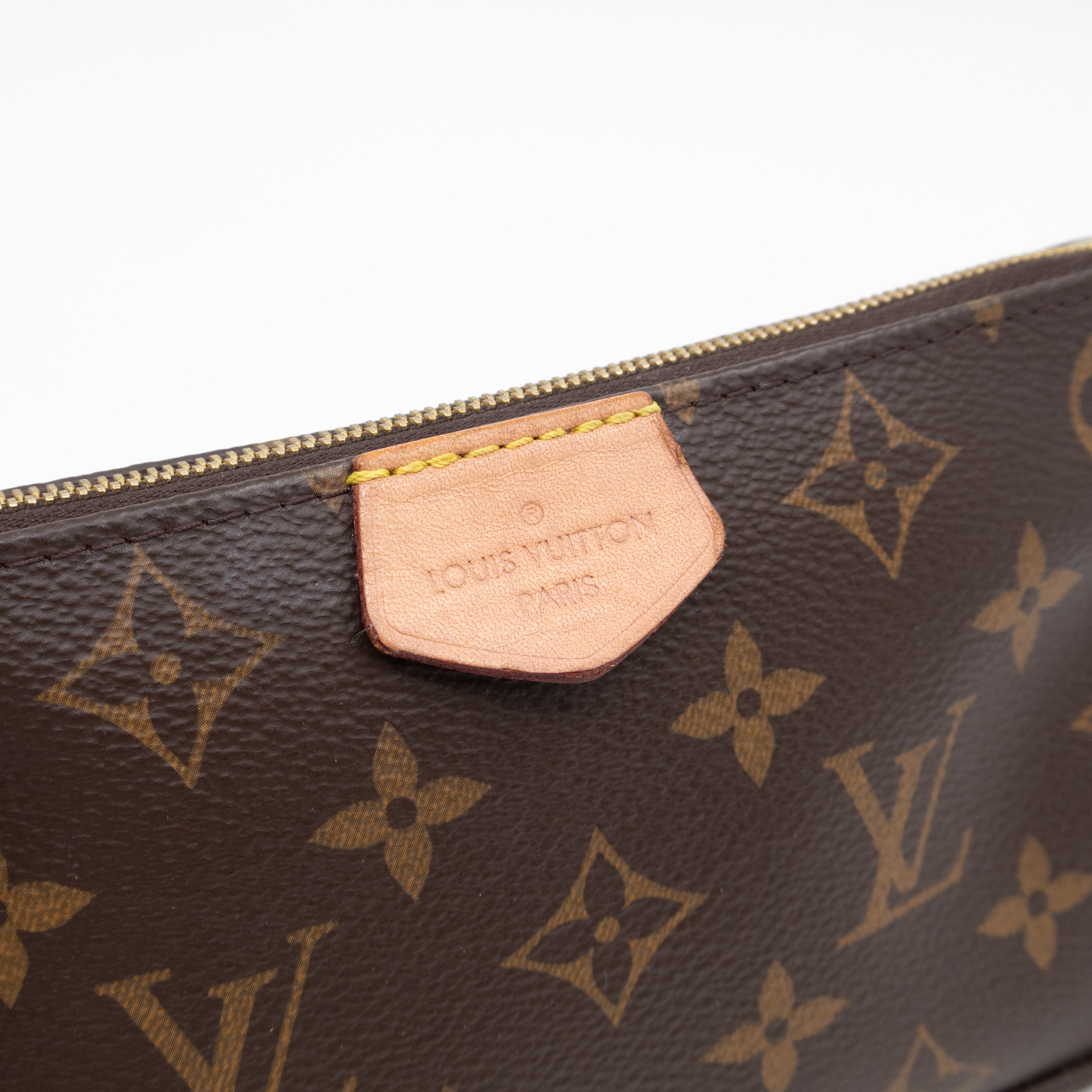 Pochette with Chain Monogram