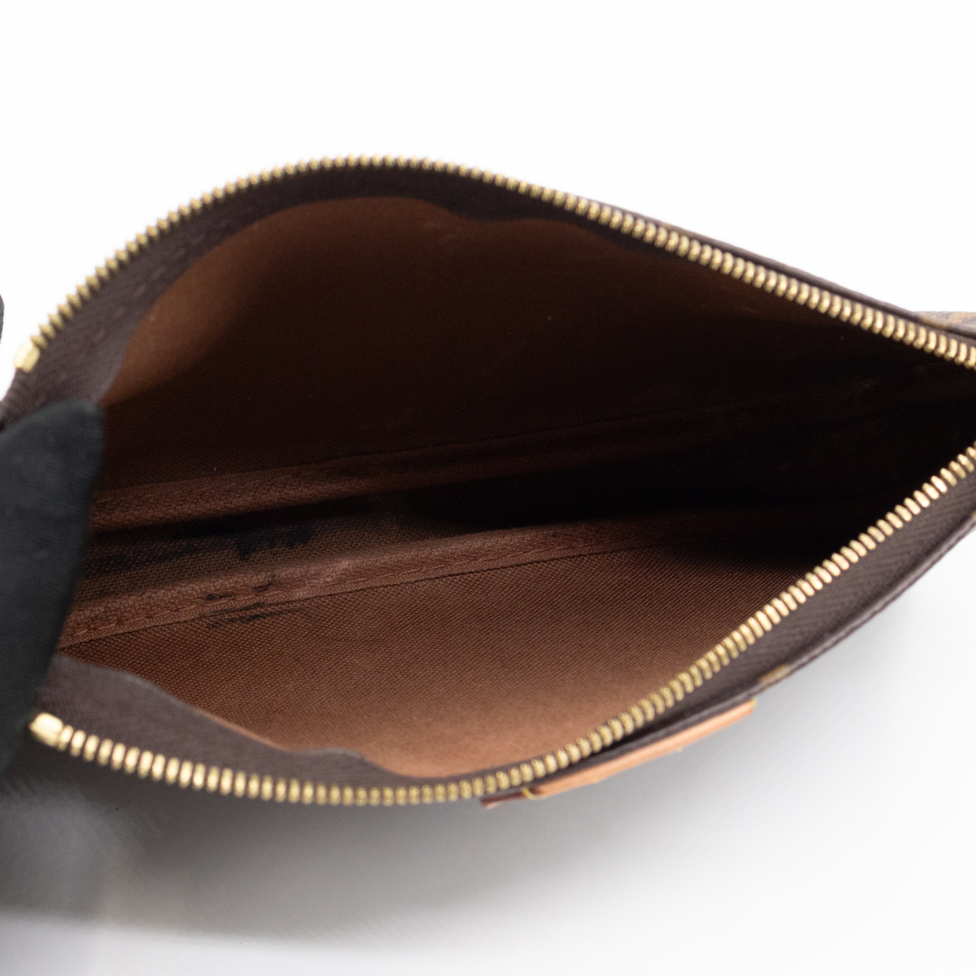 Pochette with Chain Monogram