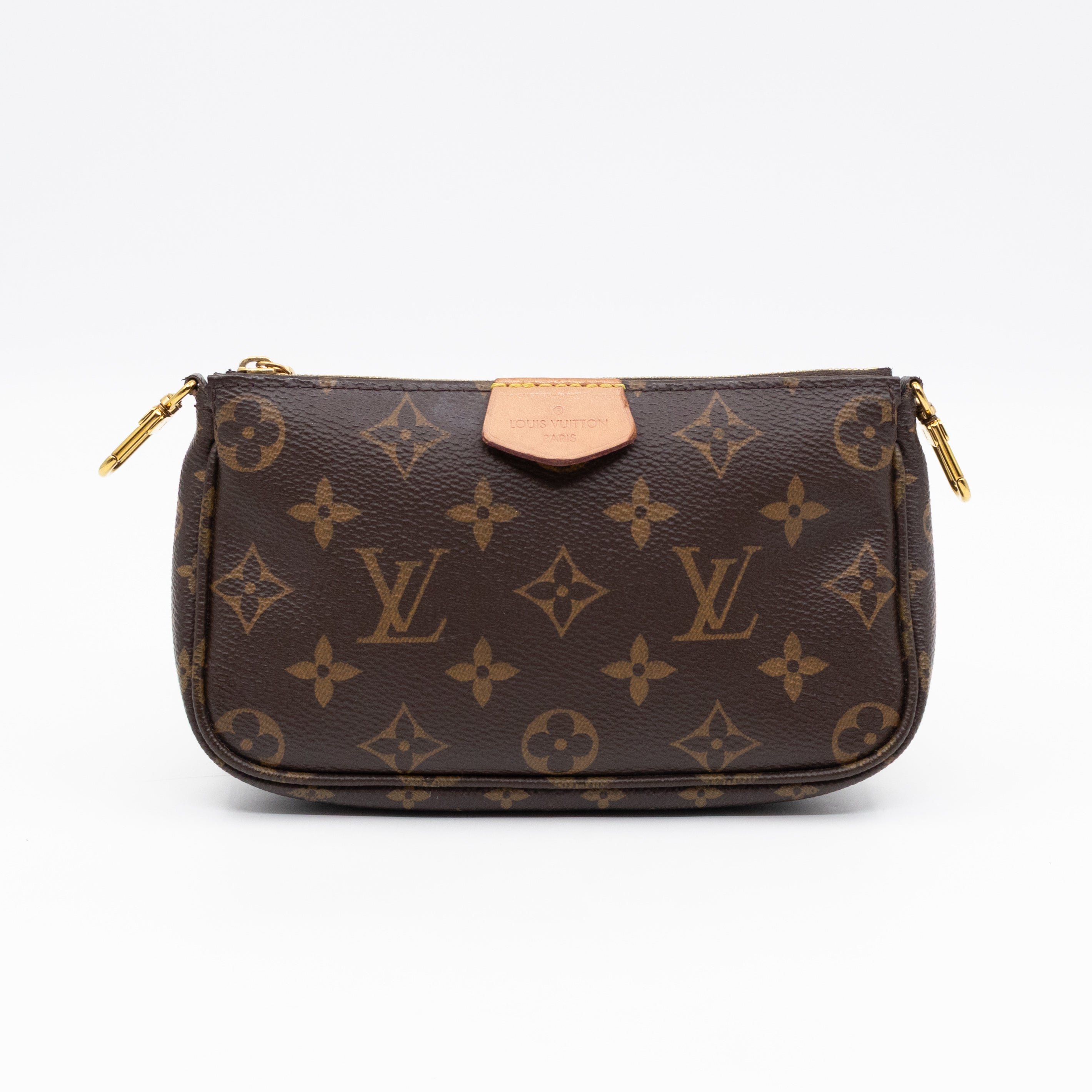 Pochette with Chain Monogram