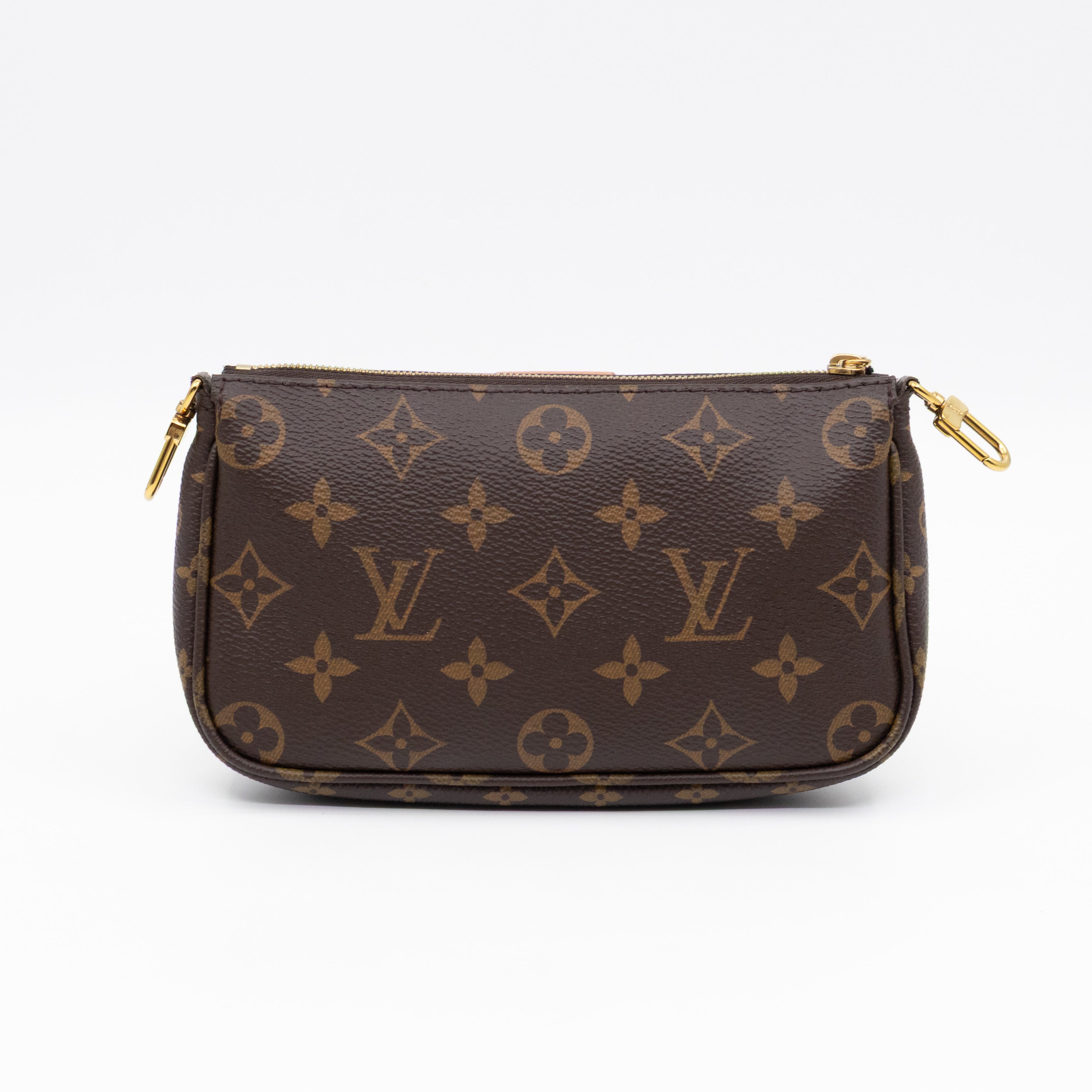 Pochette with Chain Monogram