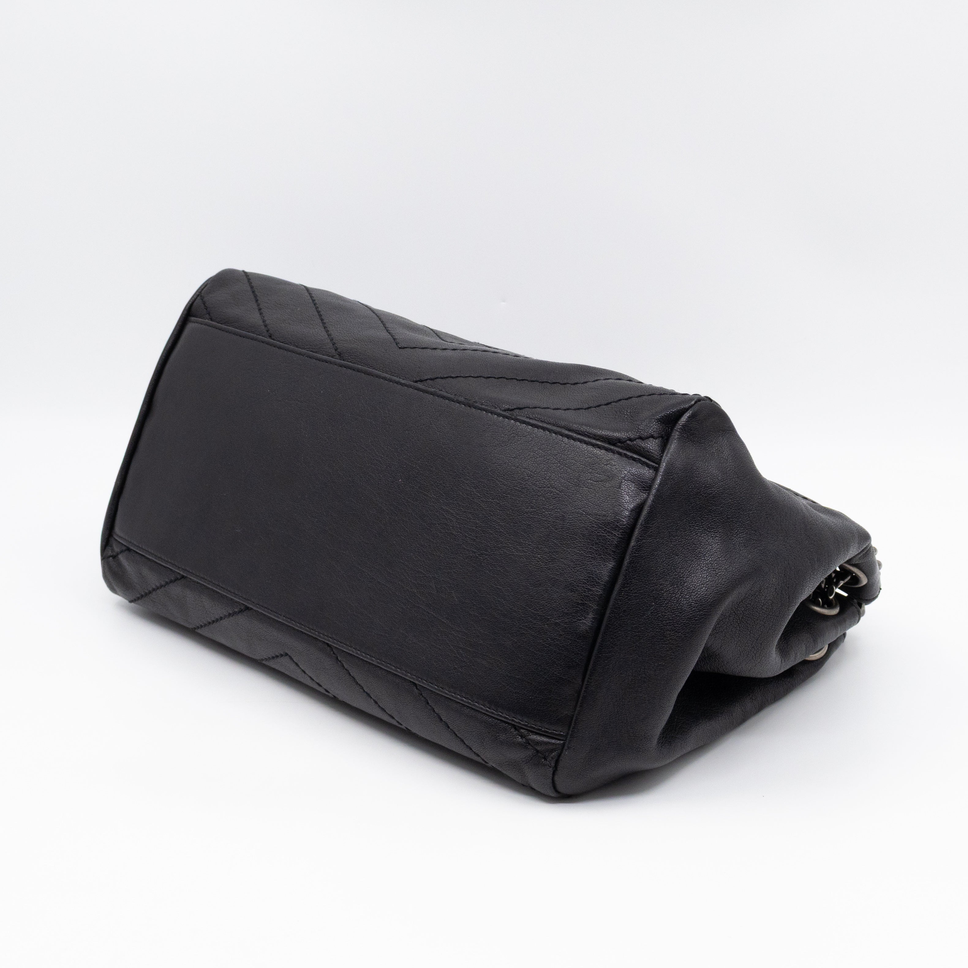 Nolita Large Black Leather