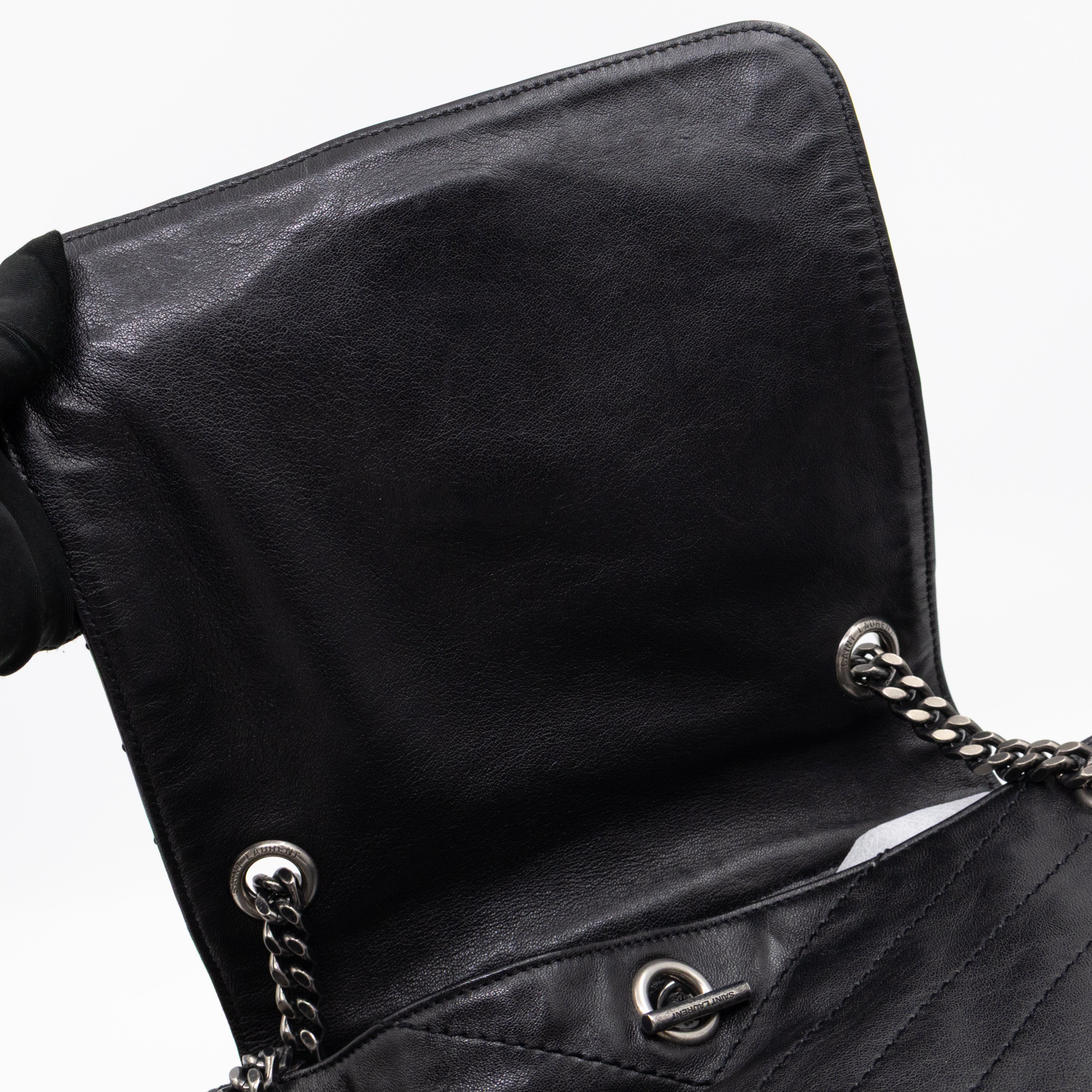 Nolita Large Black Leather