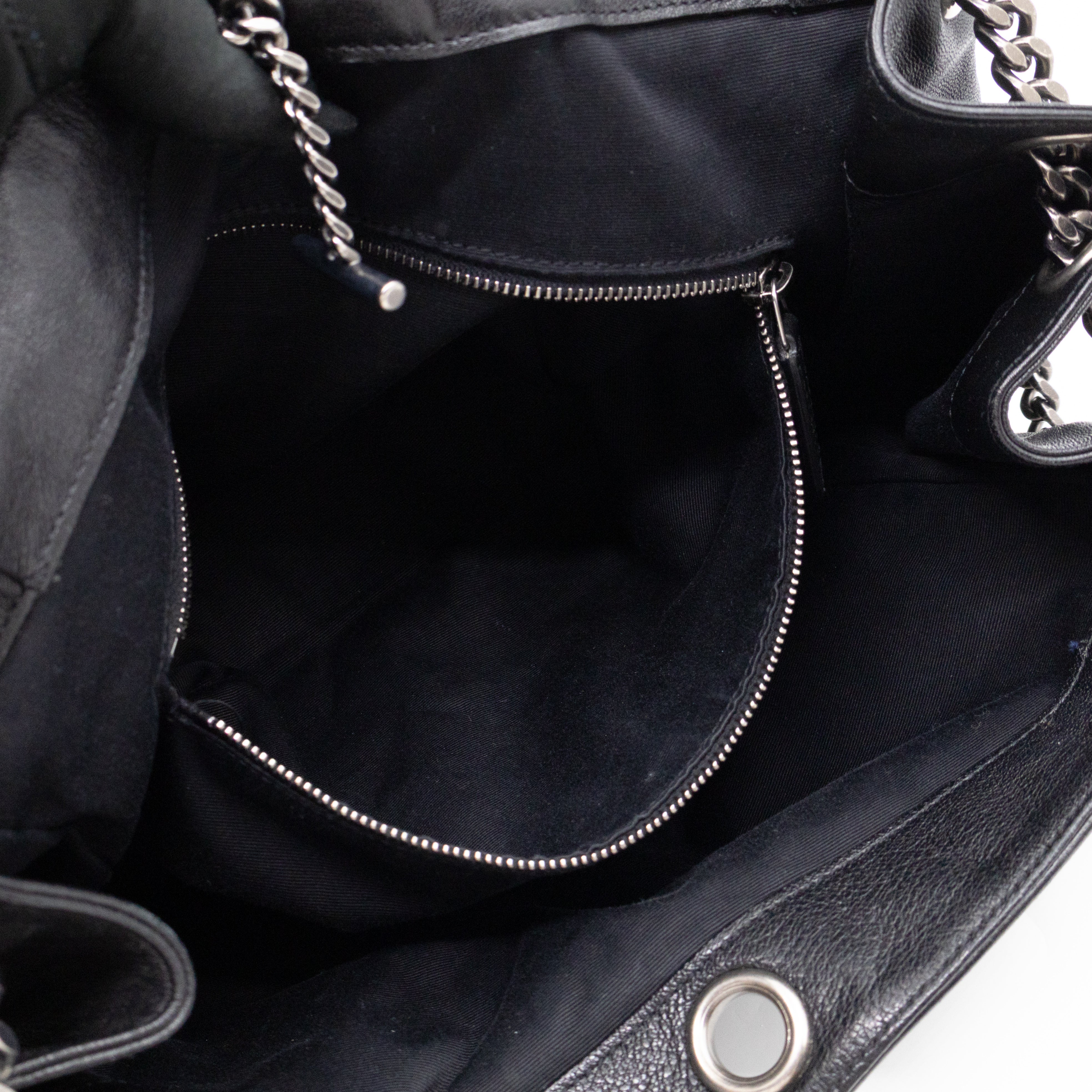 Nolita Large Black Leather