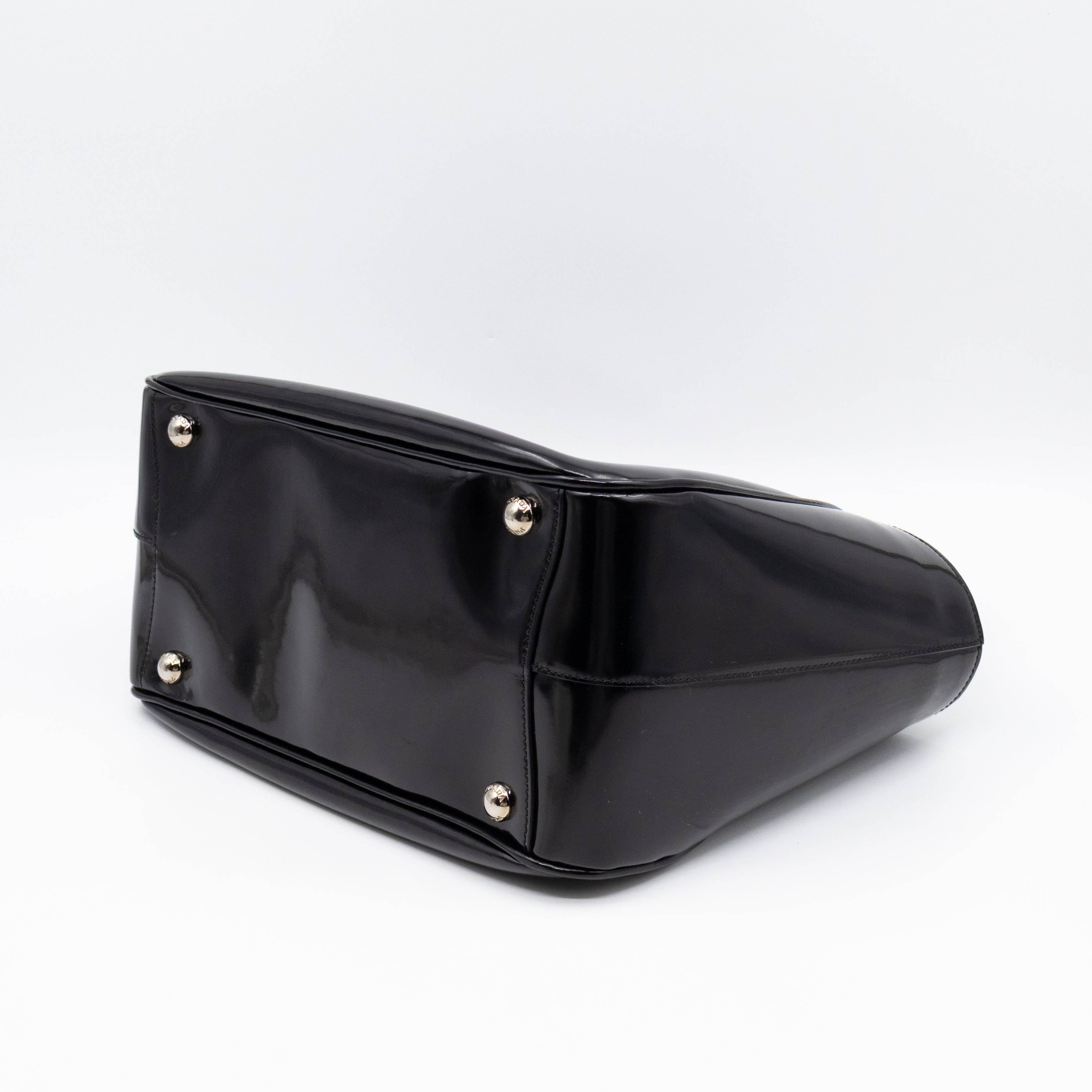 Tote Bag Brushed Black Leather