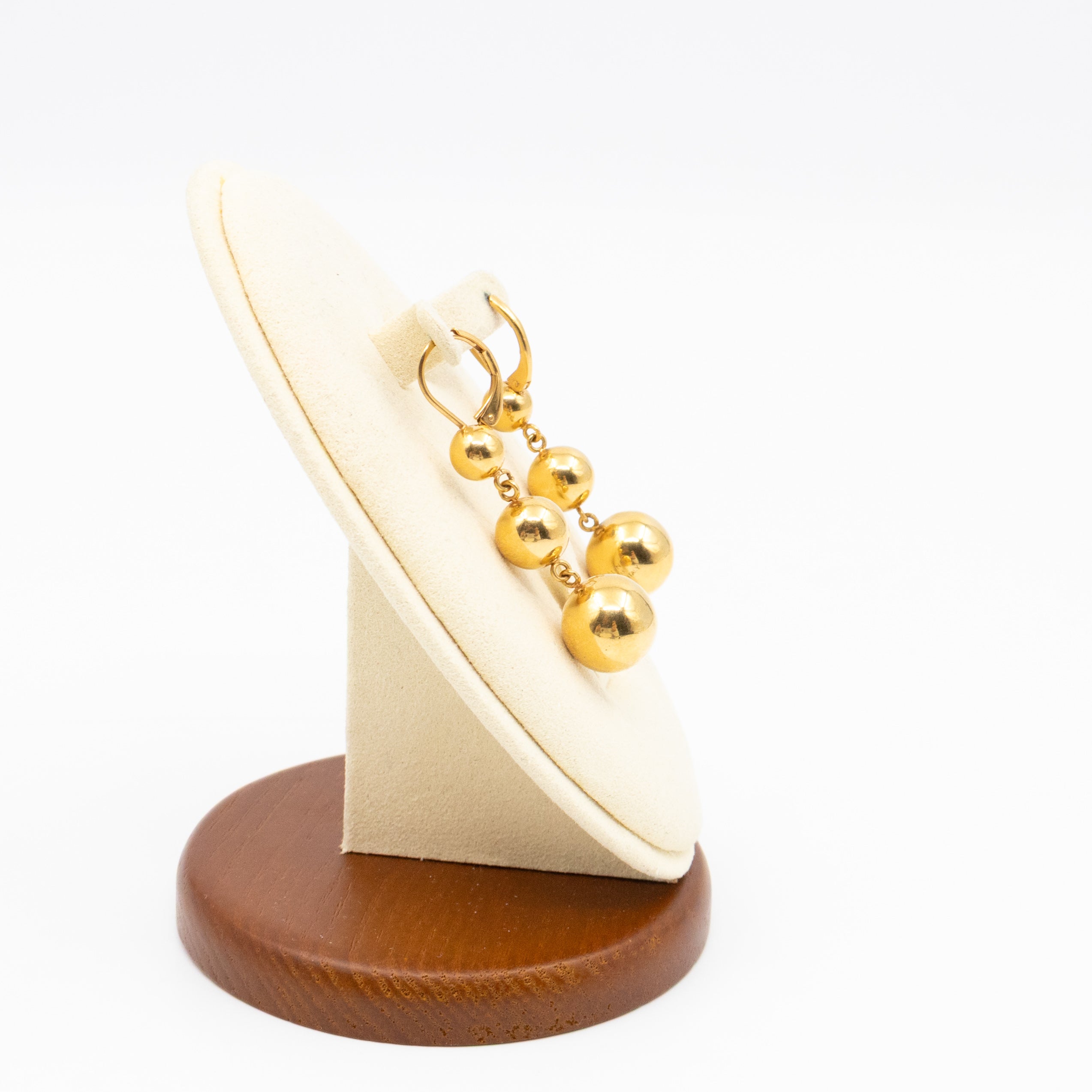 Phoebe Philo Dot Straight Gold Earrings