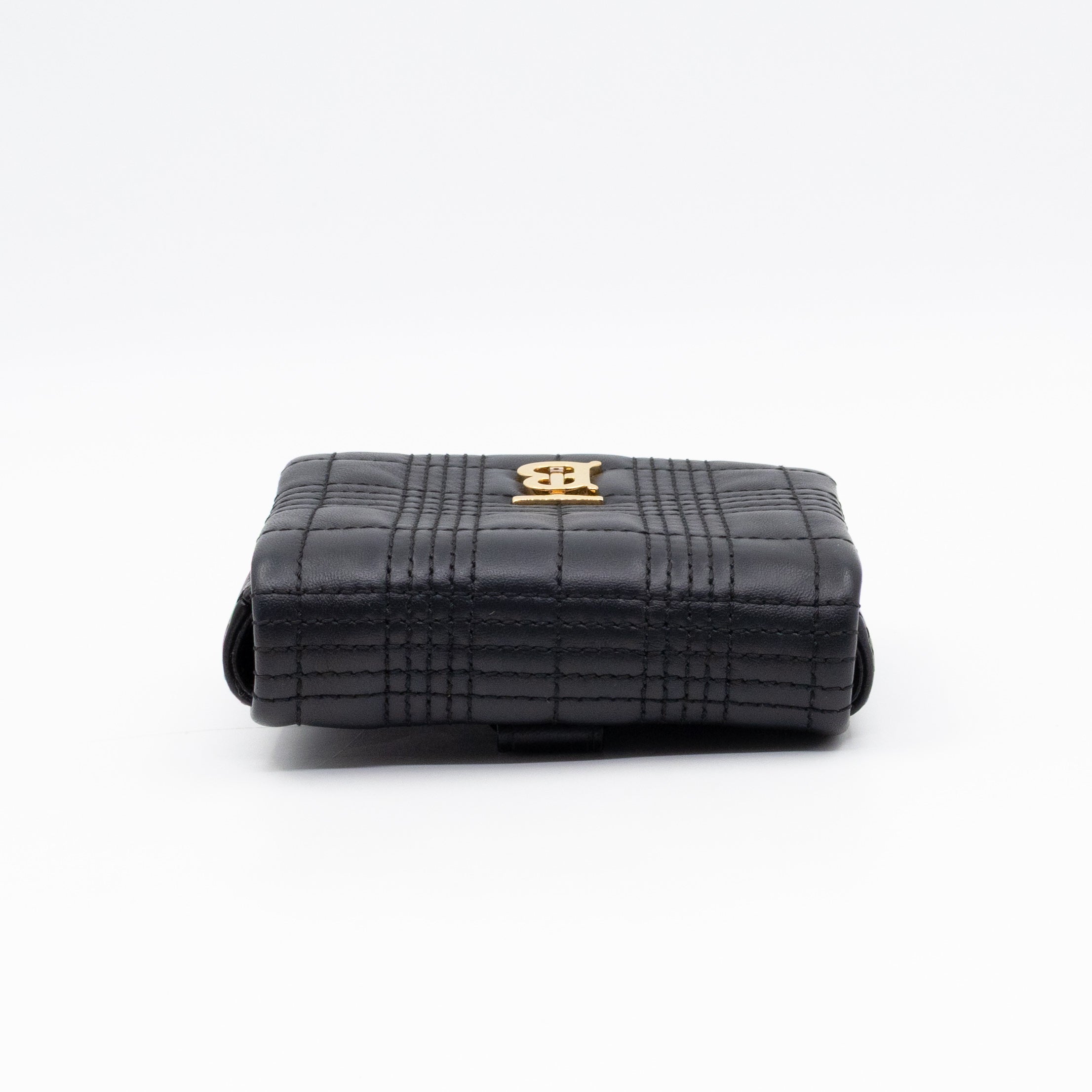Micro Lola Shoulder Bag Black Quilted Leather