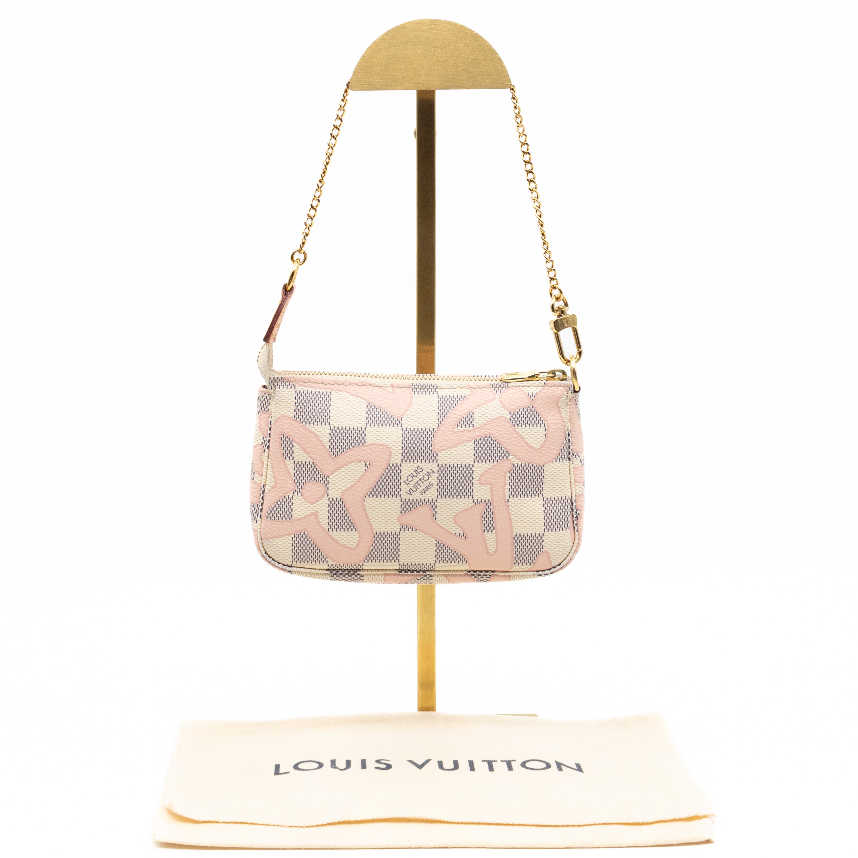 Mini Pochette Accessoires Damier Azur Tahitienne