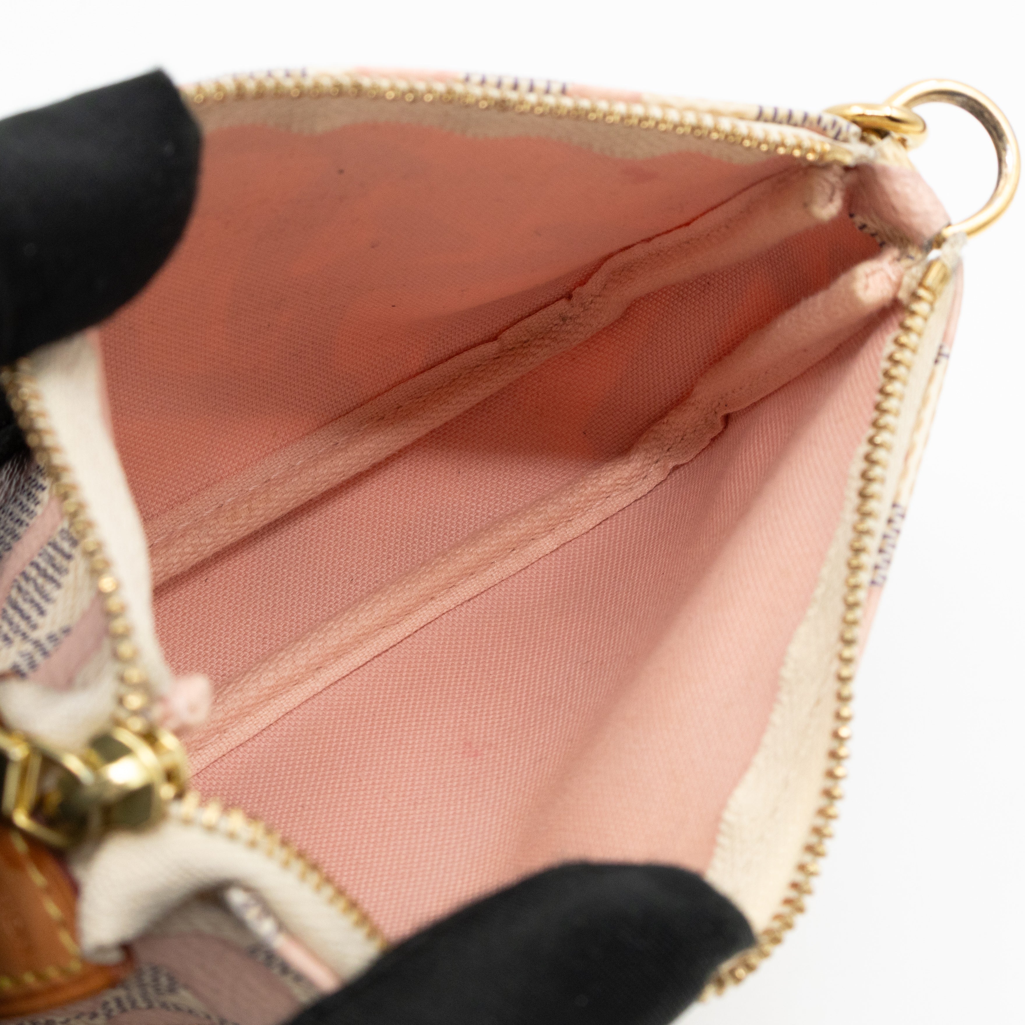 Mini Pochette Accessoires Damier Azur Tahitienne