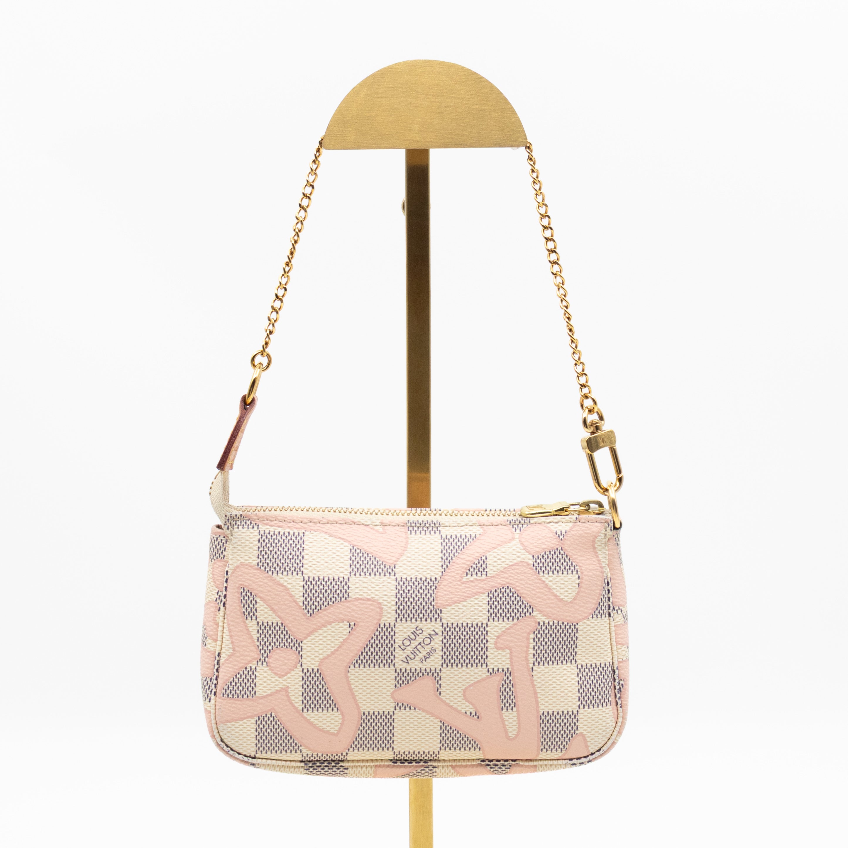 Mini Pochette Accessoires Damier Azur Tahitienne