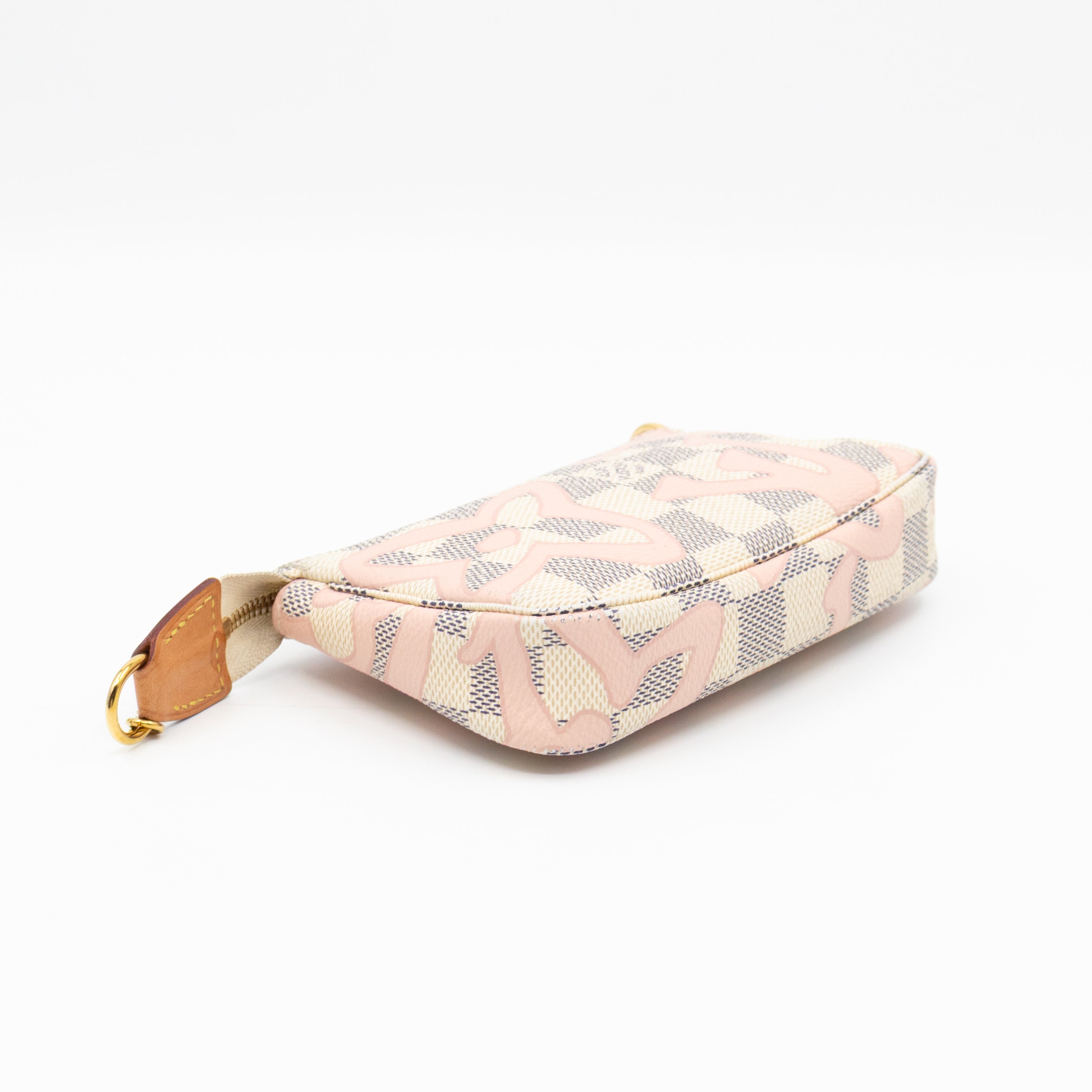 Mini Pochette Accessoires Damier Azur Tahitienne