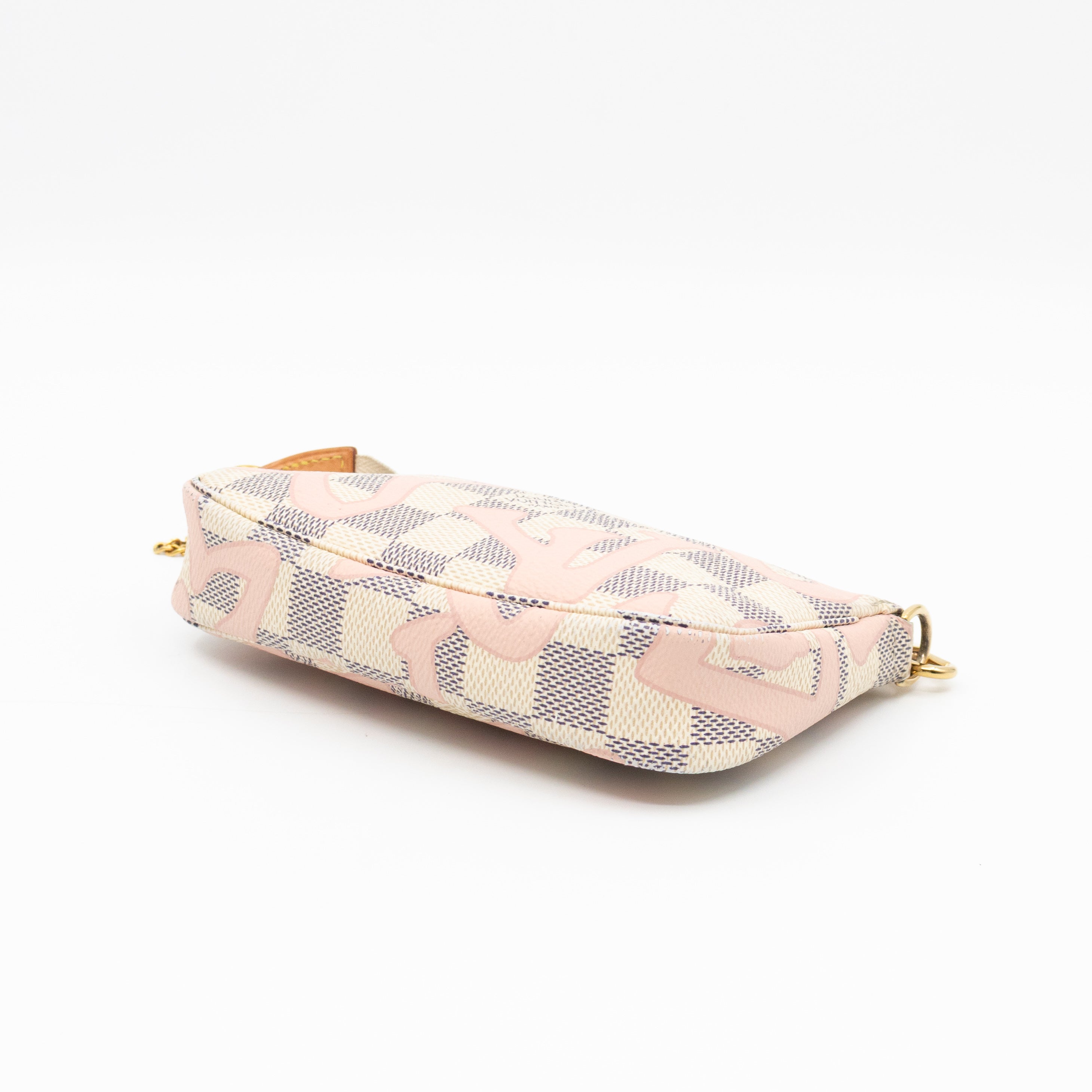 Mini Pochette Accessoires Damier Azur Tahitienne