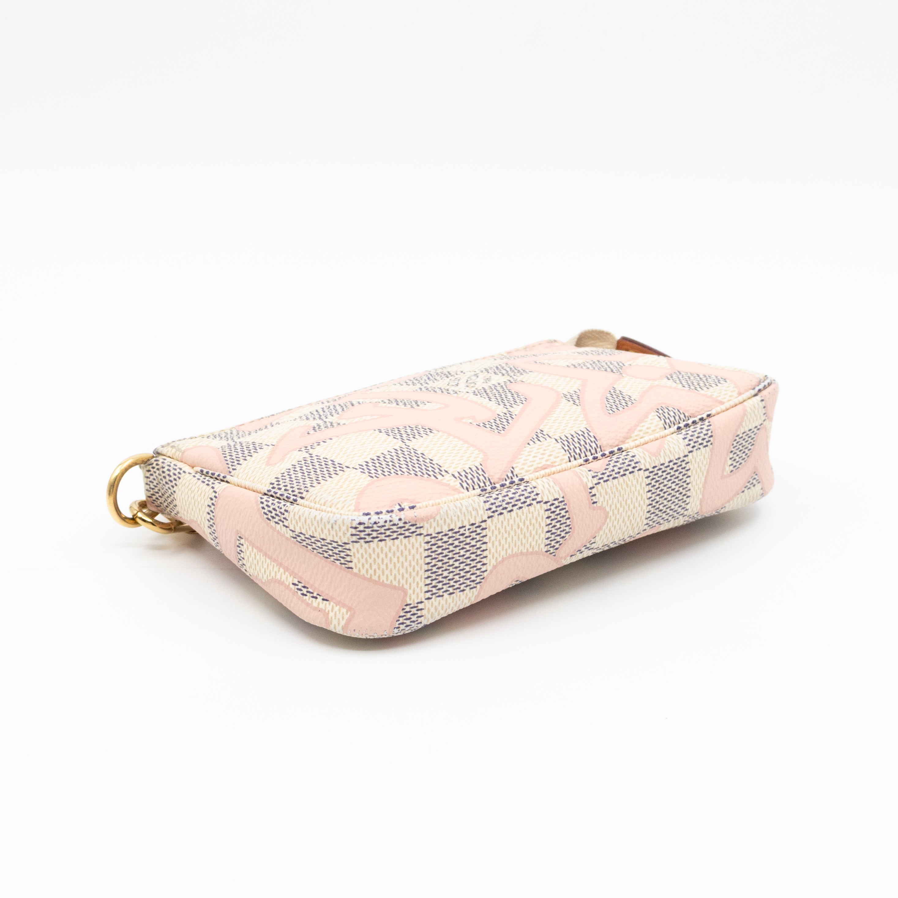 Mini Pochette Accessoires Damier Azur Tahitienne
