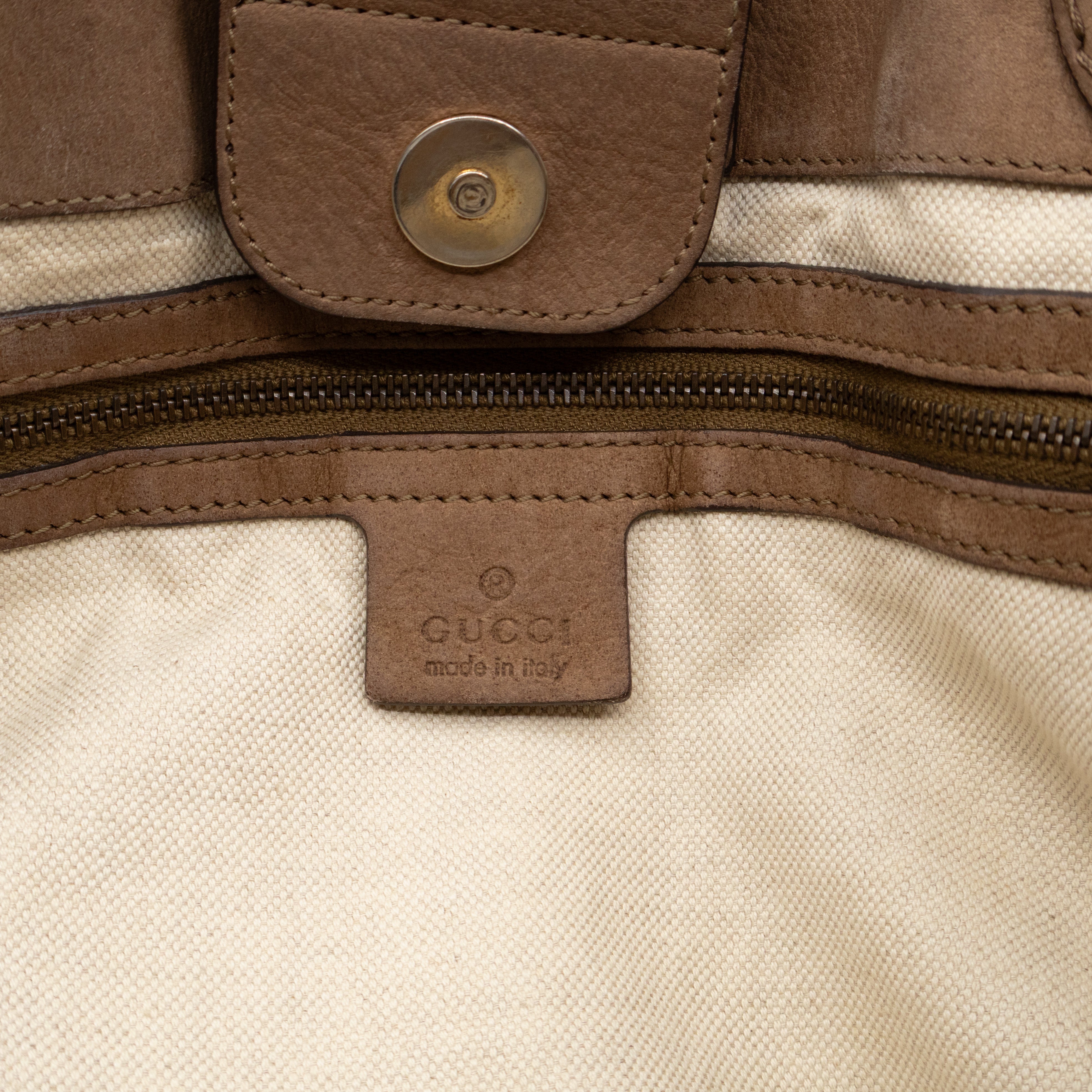 Large GG Running Bag Brown GG Supreme Canvas