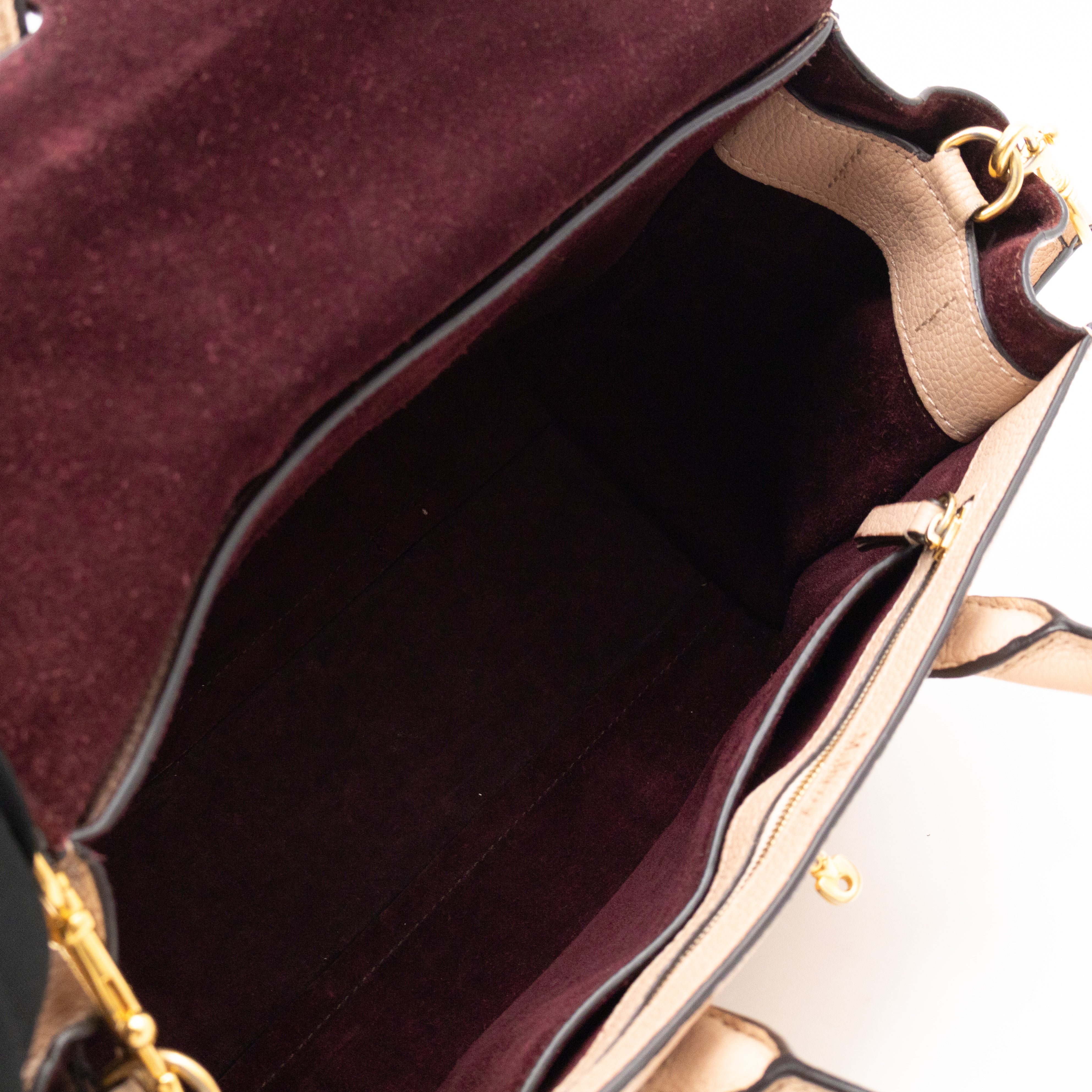 Small New Bayswater Rosewater Leather