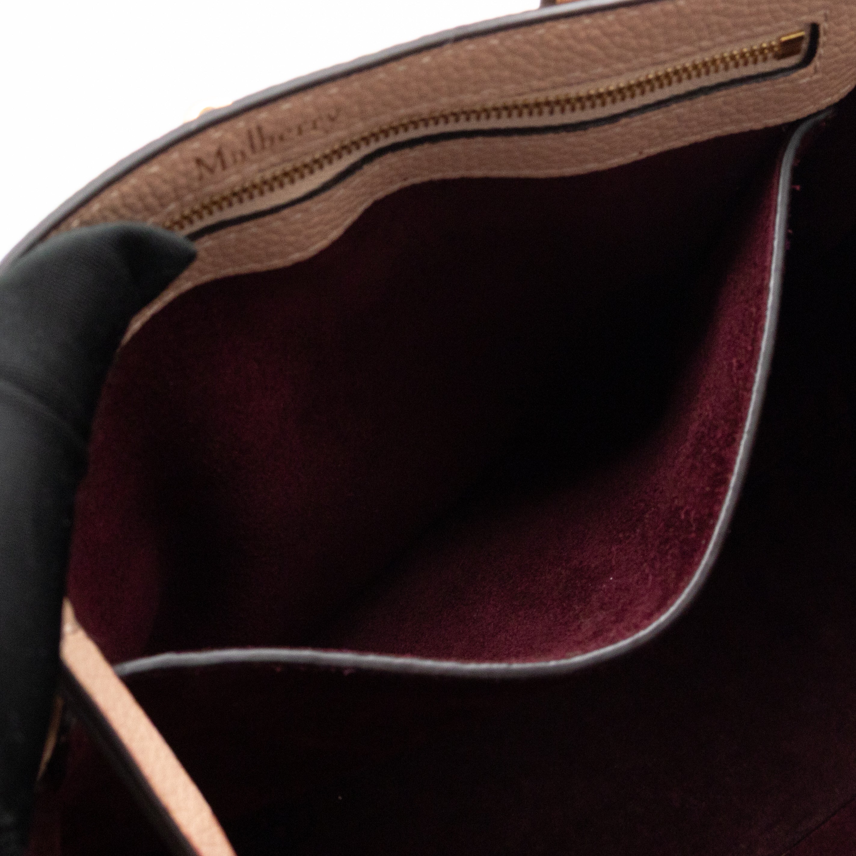 Small New Bayswater Rosewater Leather