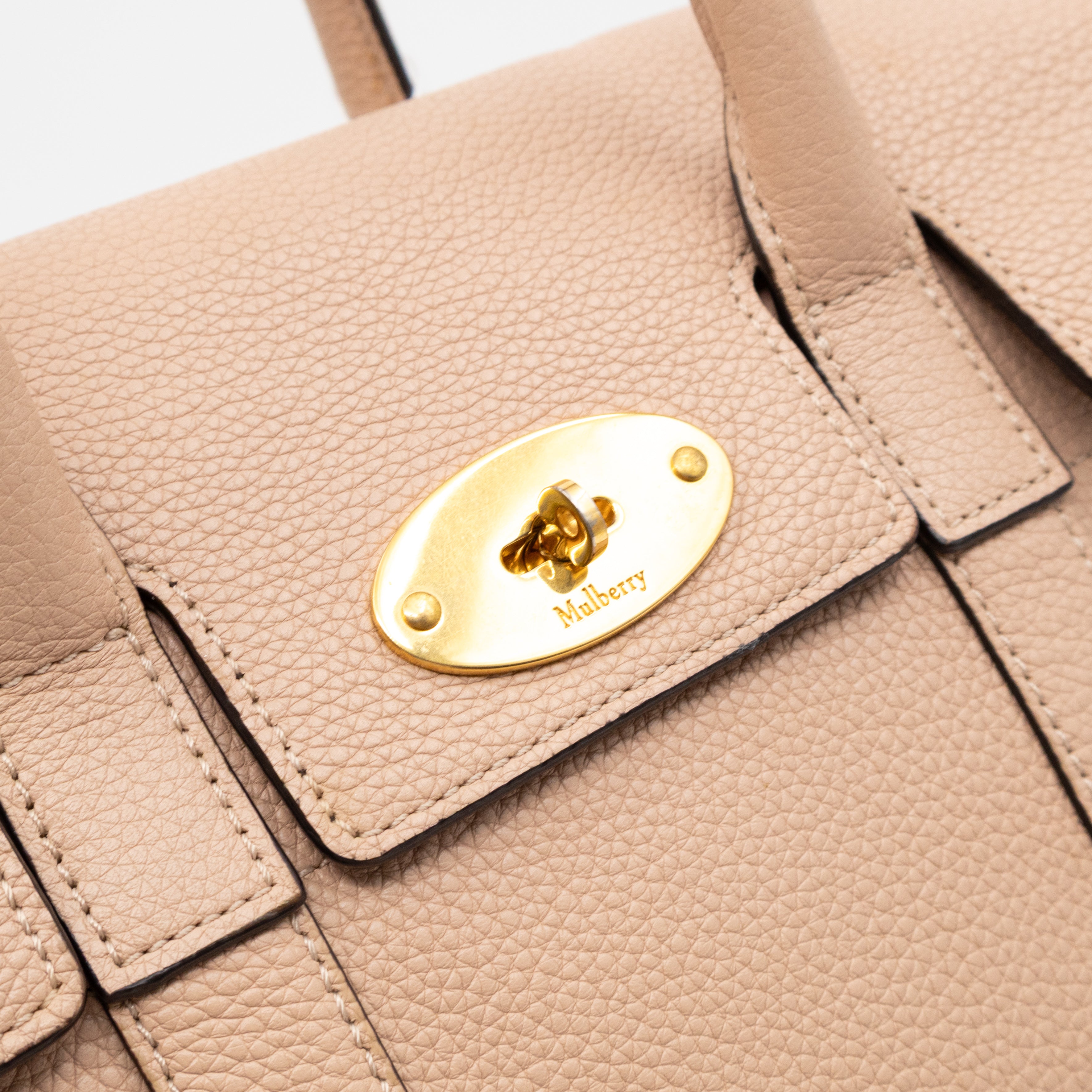 Small New Bayswater Rosewater Leather