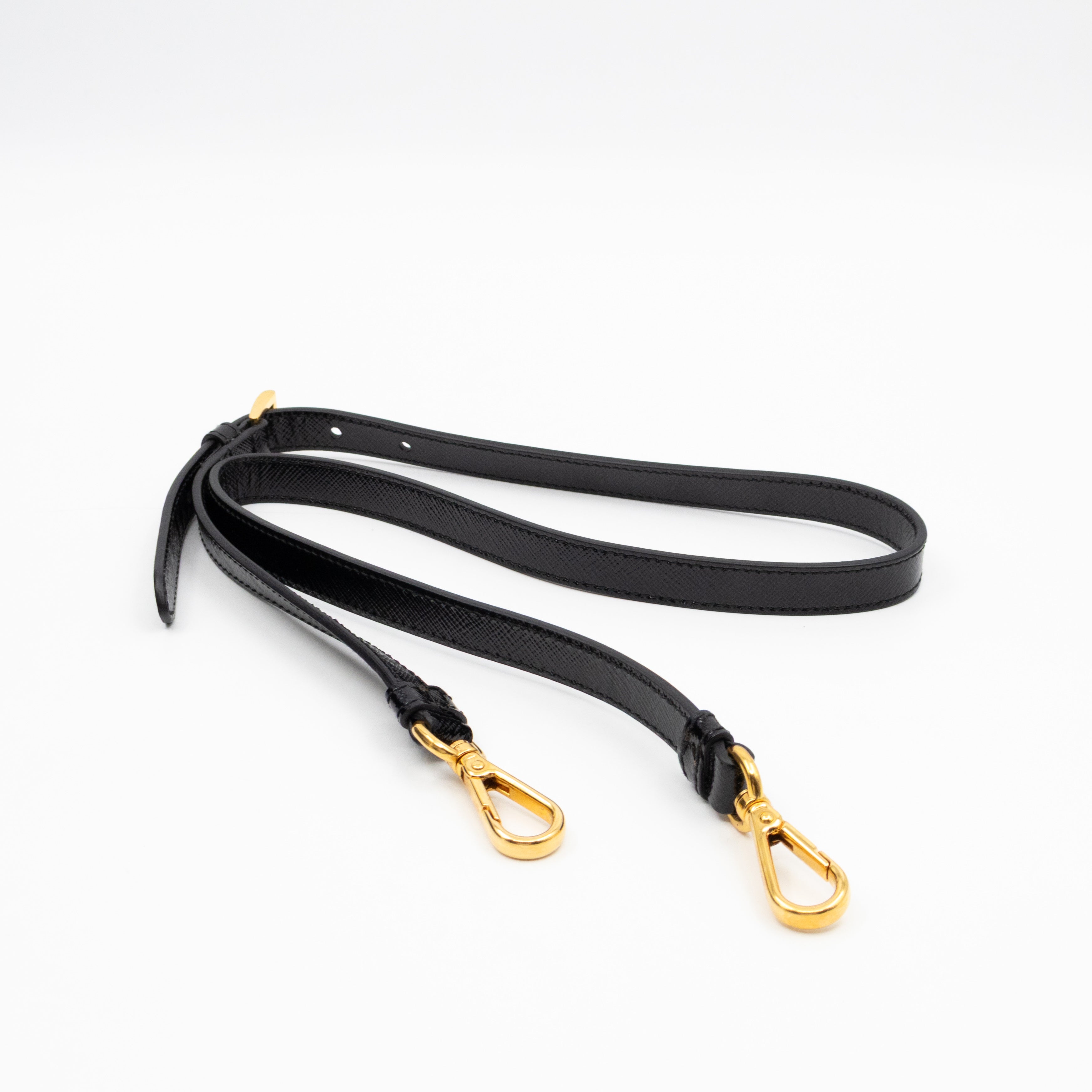 Galleria Double Zip Large Black Saffiano Leather