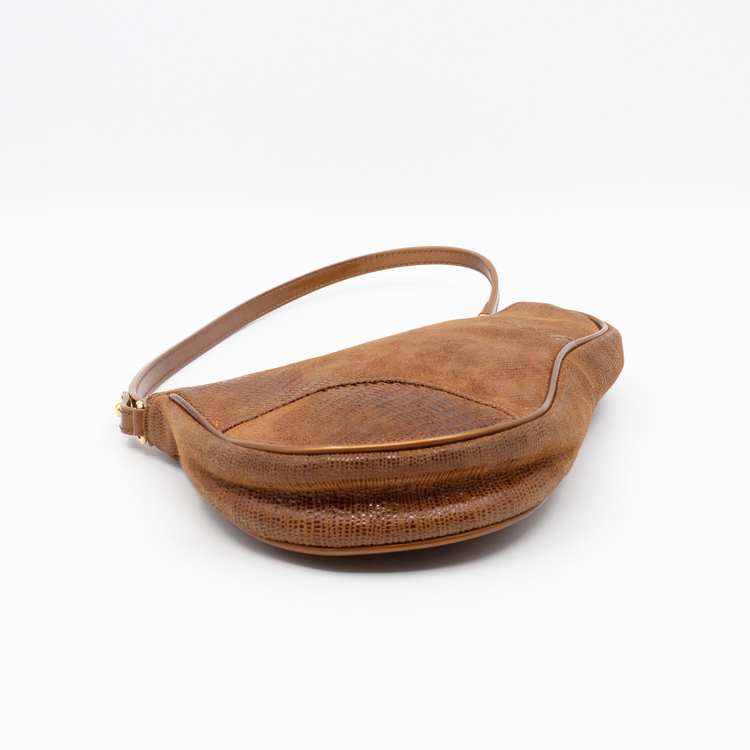 Saddle Pouch Bag Copper Leather